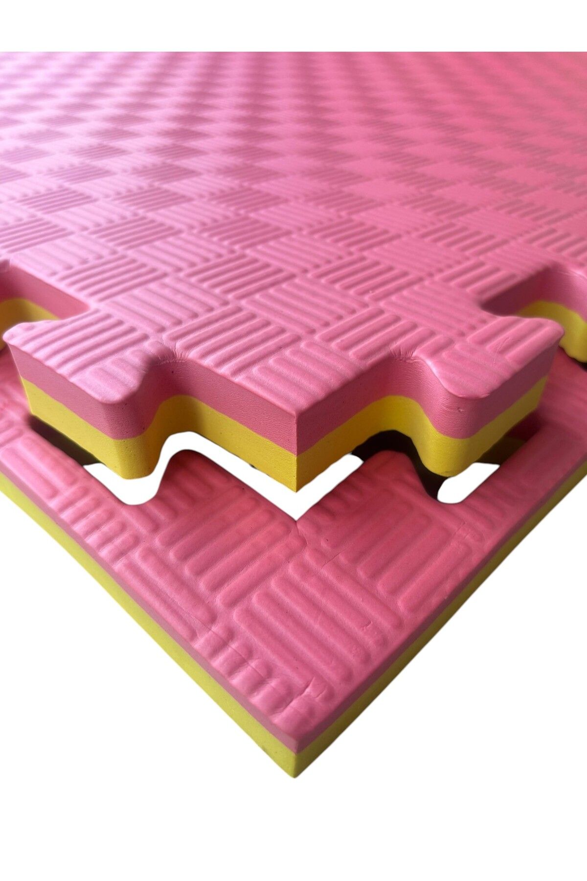 ELGA Tatami 100 X 100 X 26 Mm Kırımızı - Sarı Çift Renkli Yer Minderi | Spor Zemin Kaplama |