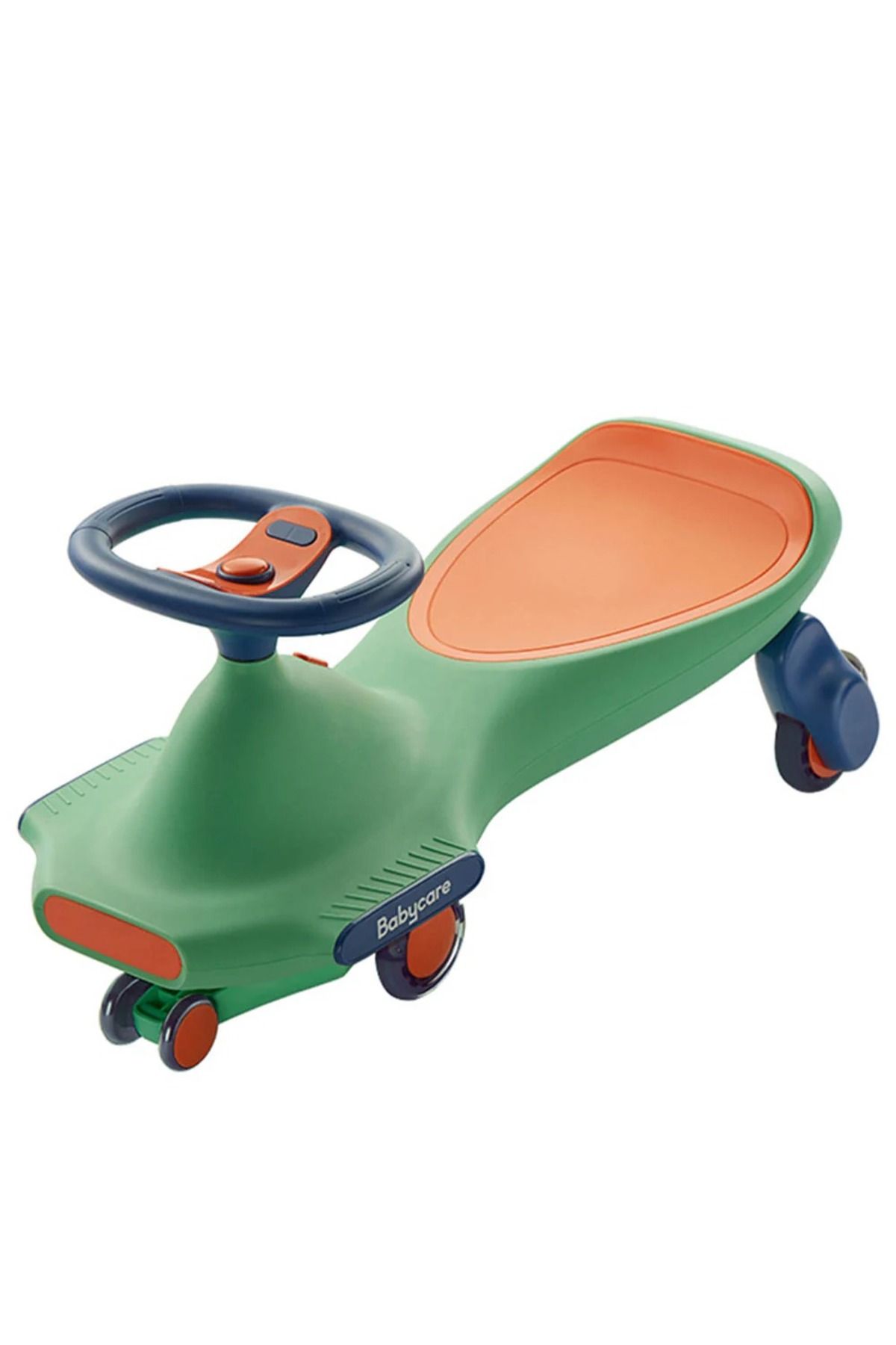 Baby Care Wiggle Ride-On Araba NyokiRoad, LED Farlı, Müzikli Sessiz Sürüş Arabası
