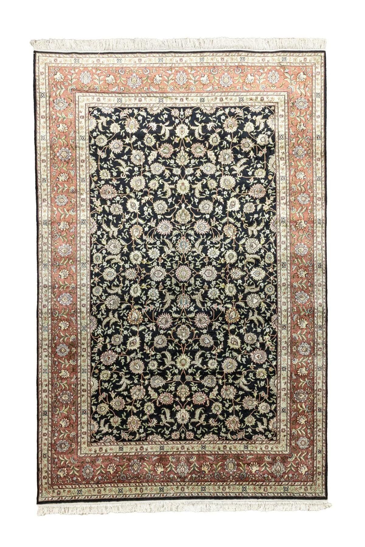 Soho Antiq Dalya Çiçek Desenli El Dokuma Halı 182x274 cm