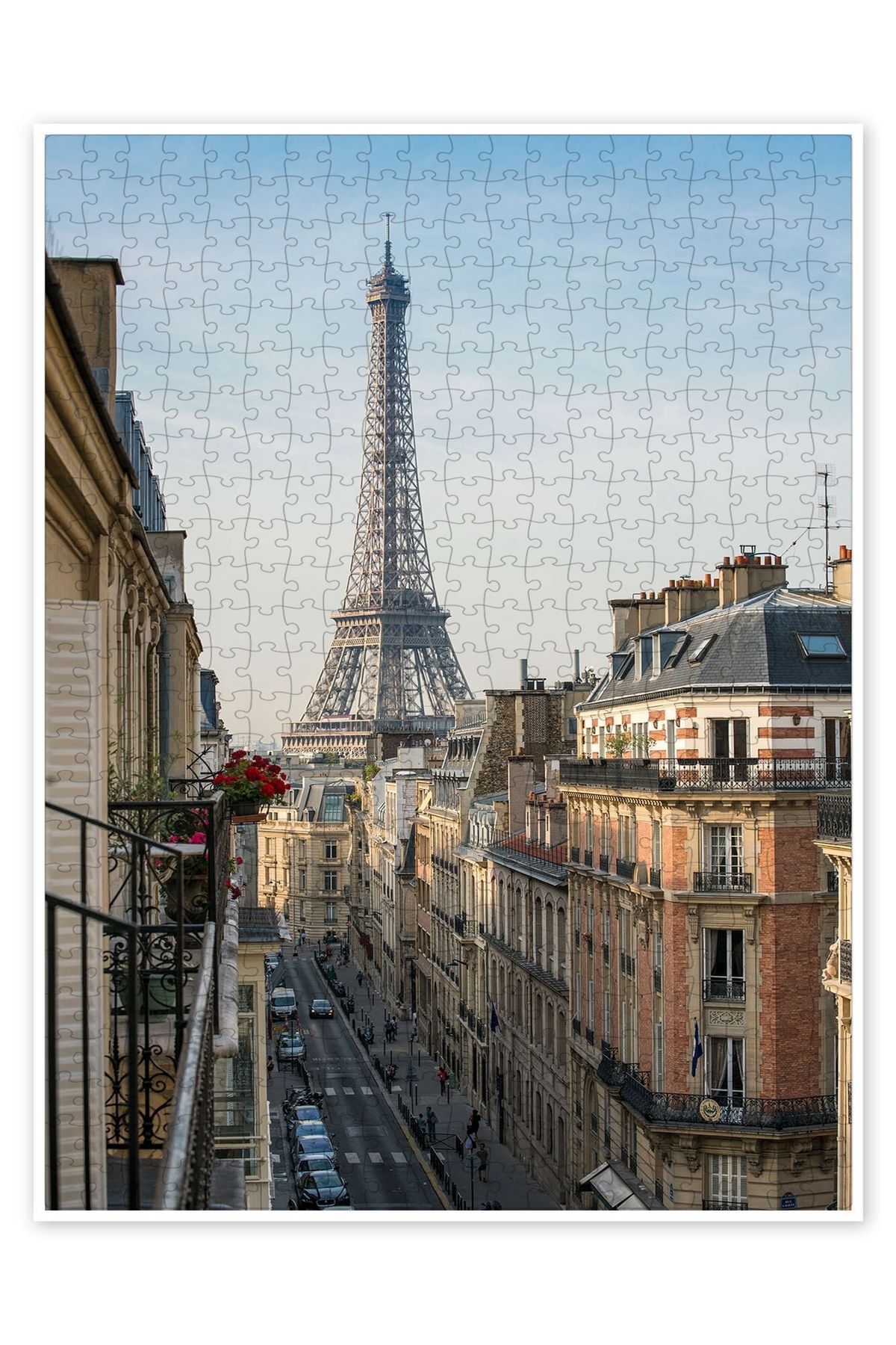 Jeronkarji Fransa, Paris 500 Parça Puzzle Yapboz Şehir Manzara Temalı Hobilik
