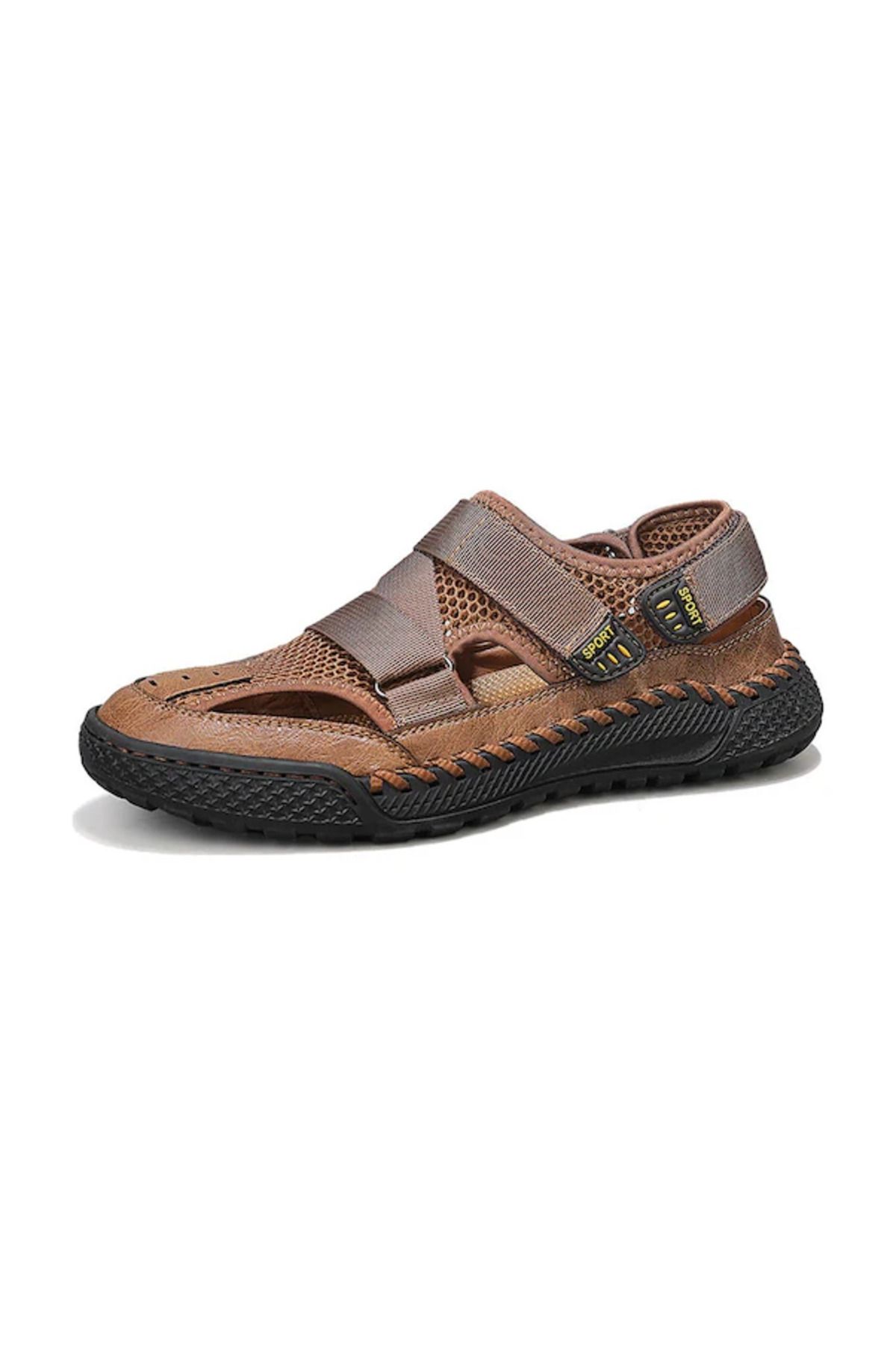 AyShop Erkek Günlük Rahat Nefes Alır File Sandalet