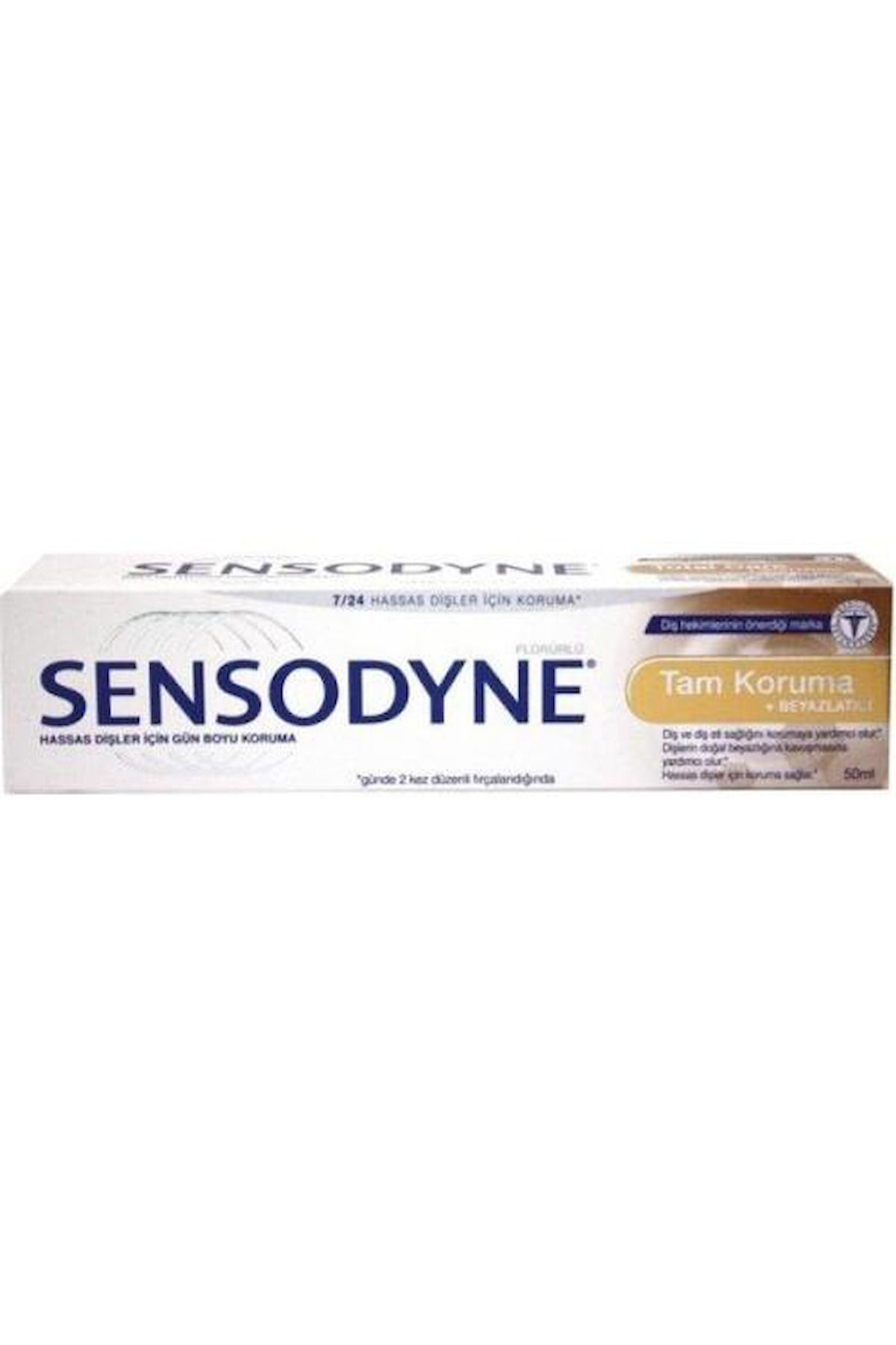 Sensodyne Tam Koruma+Beyazlatıcı Diş Macunu 50 ml