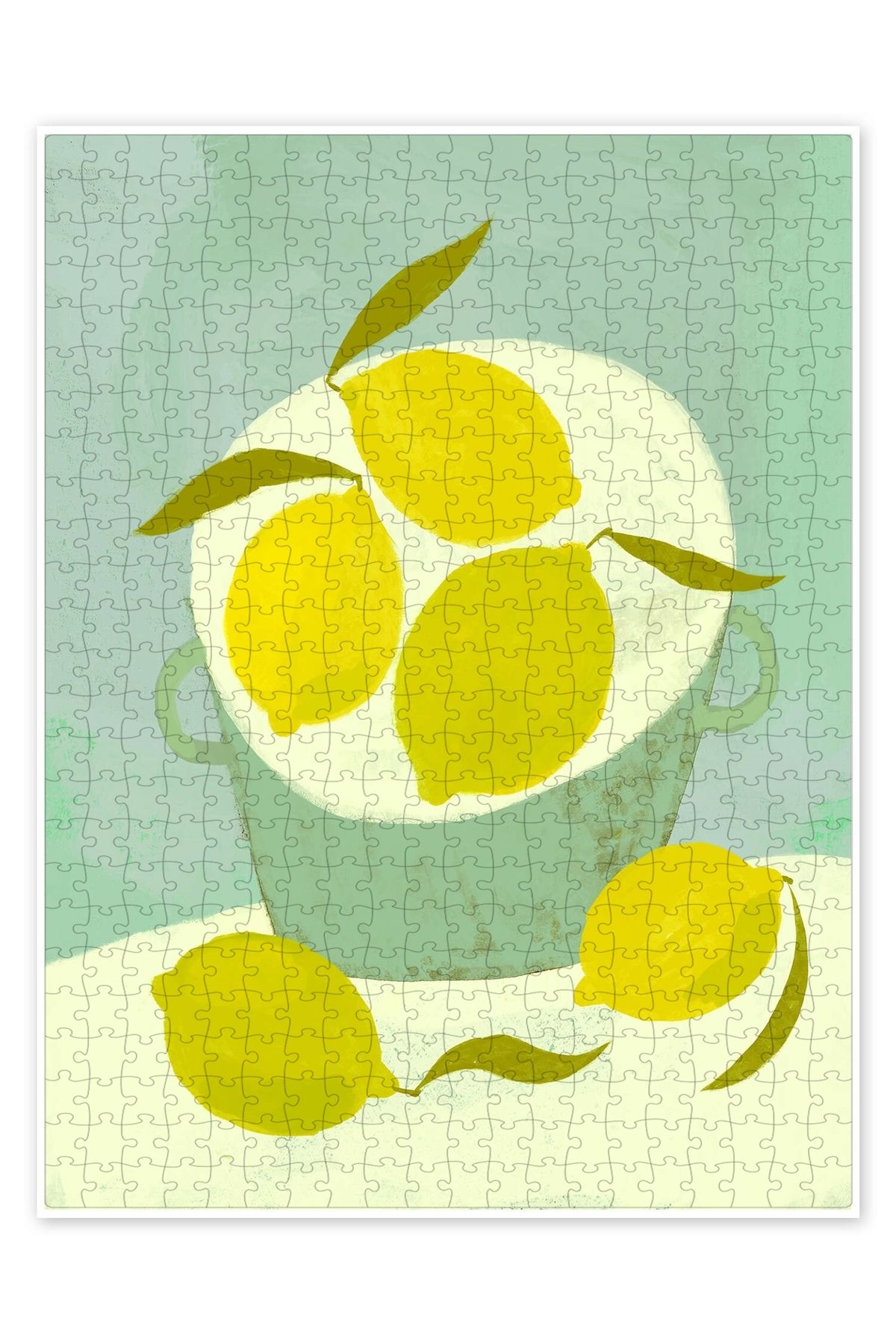 Jeronkarji Beş Limon 500 Parça Puzzle Yapboz Bohem Soyut Sanat Temalı