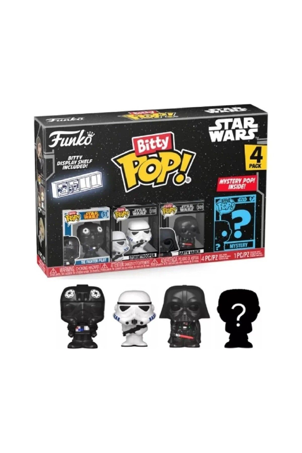 Funko Format Aksesuar Funko Pop bitty Darth Vader 4pk serisi
