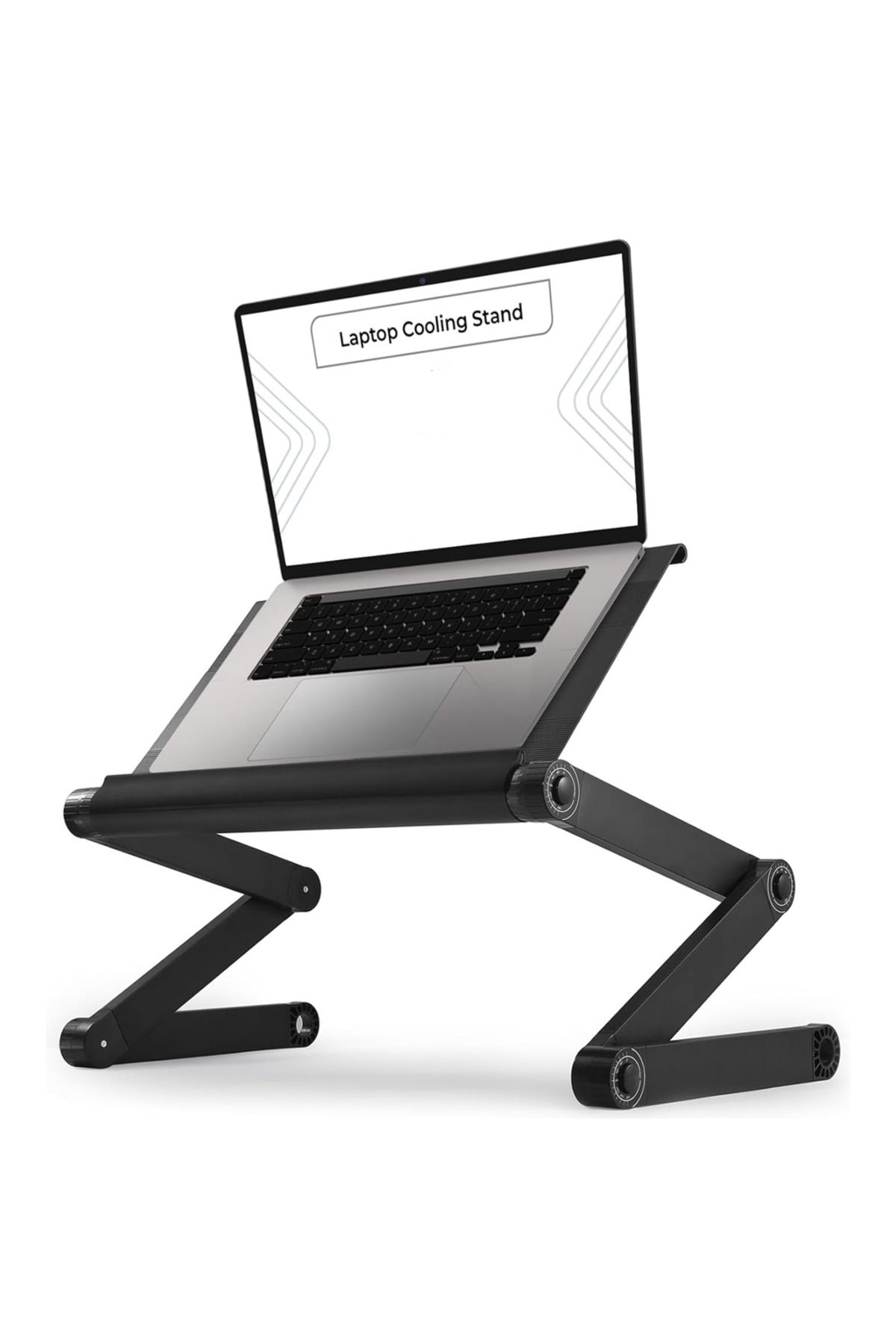 Teno-Masuta pentru Laptop 2 in 1 Teno®, reglabila pe inaltime, multifunctionala, 42 x 26 cm, negru 1