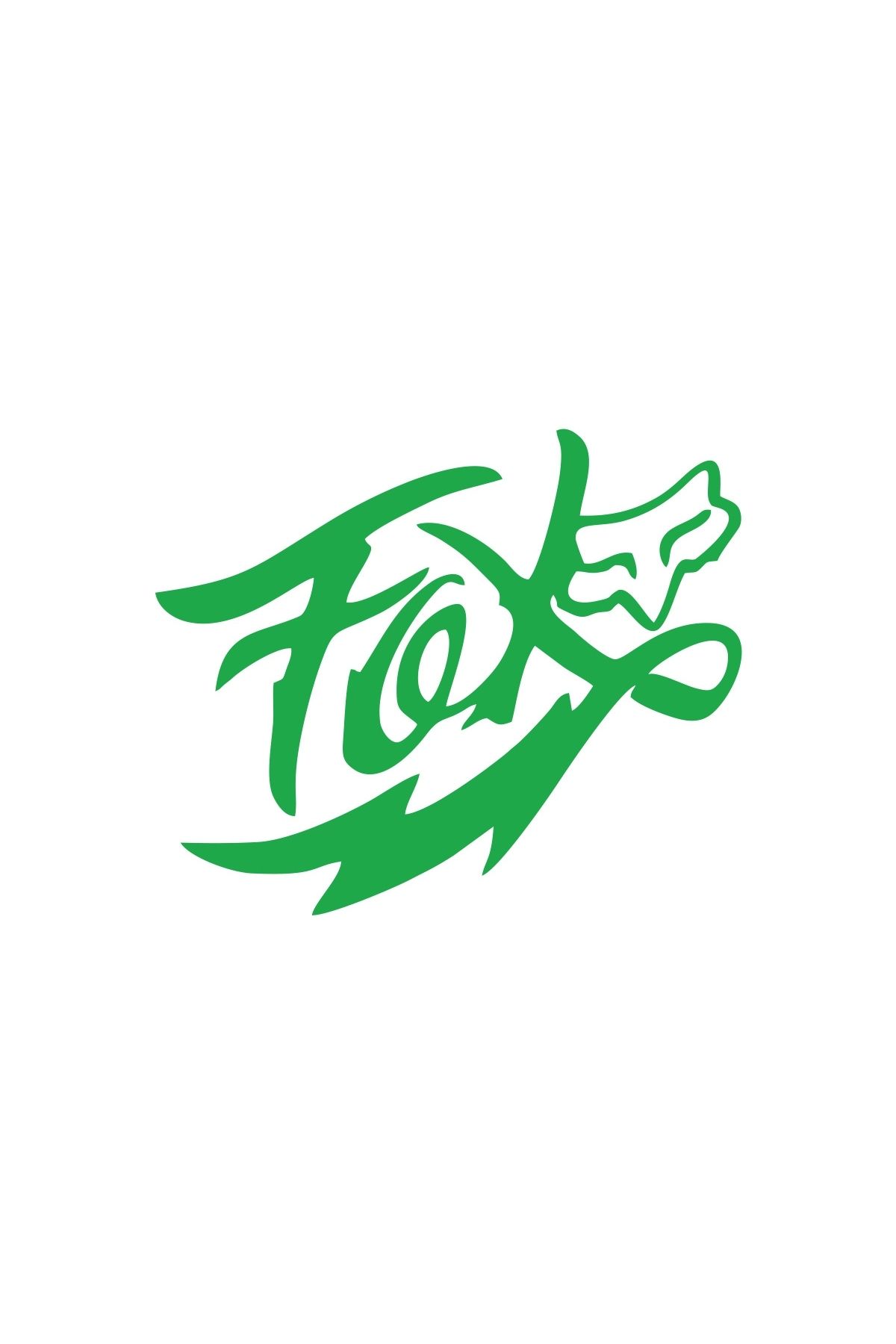 Reysa Tasarım Fox Tilki Sticker 17x17 Cm Yeşil