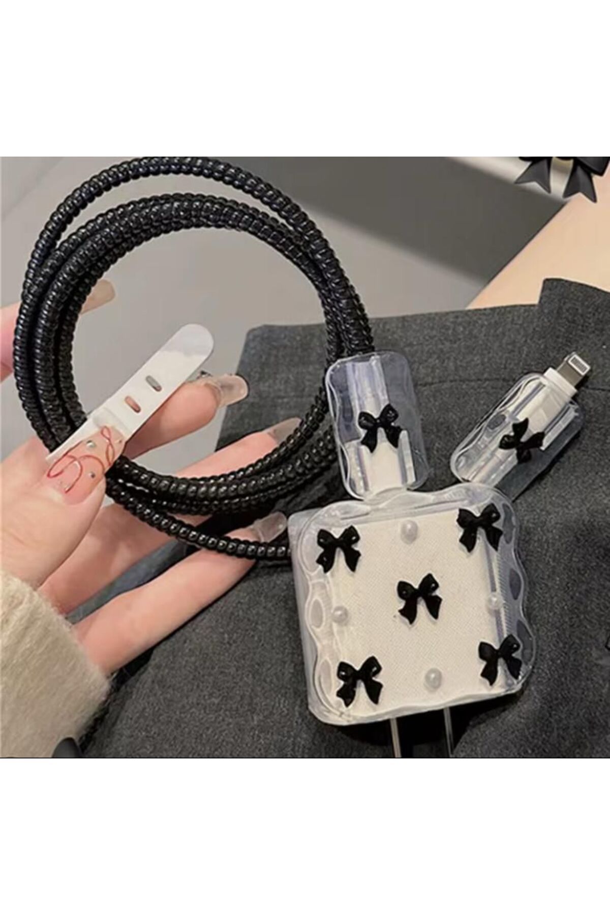 HYPERSOFT Iphone 18-20 W Yeni Nesil Şarj Cihazı Uyumlu Şarj Koruma Seti Adaptör Kılıfı