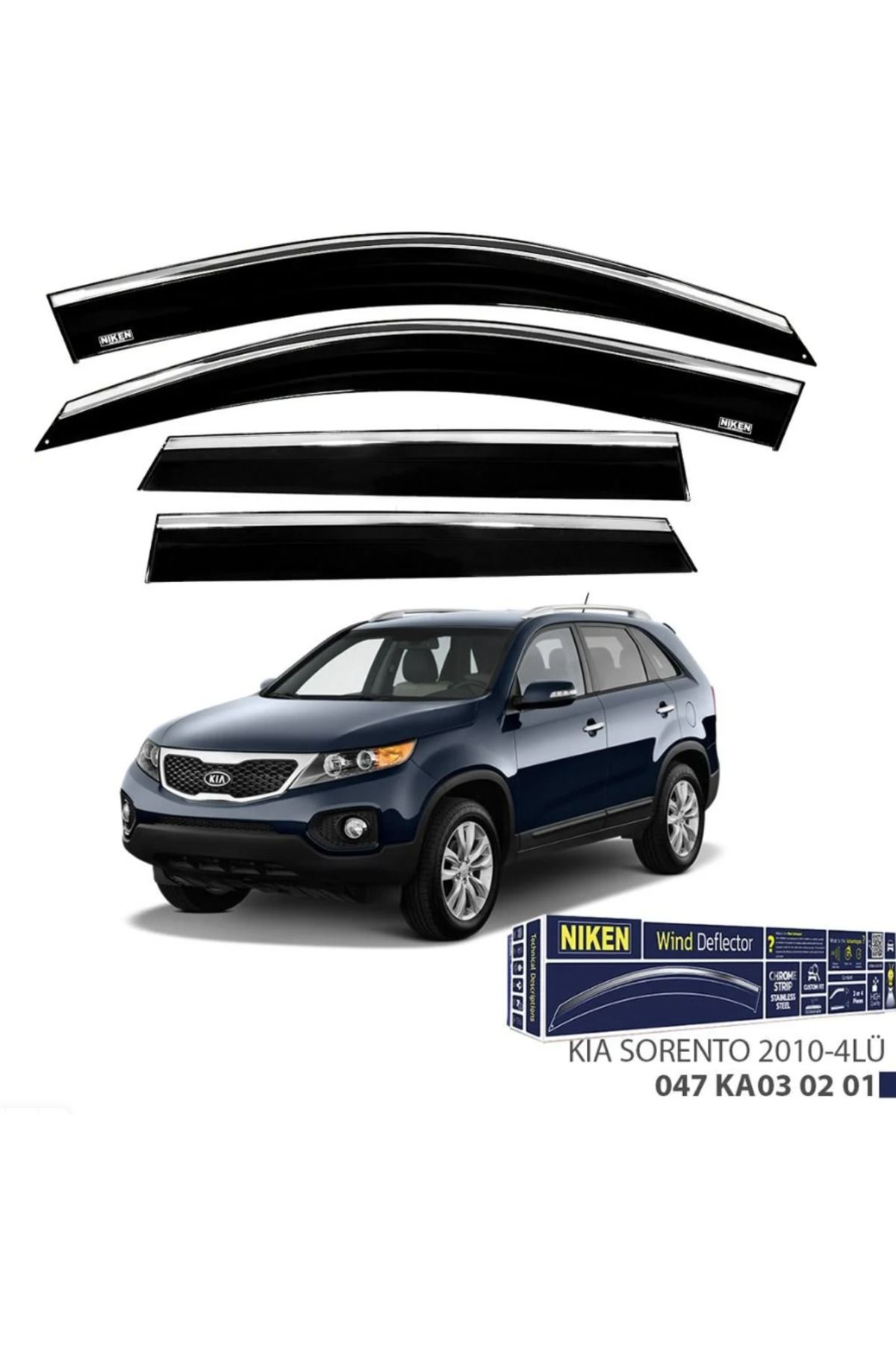 Niken KİA SORENTO ARACA ÖZEL CAM RÜZGARLIĞI 2010 2011 2012 2013 2014 2015 2016 2017 2018 2019