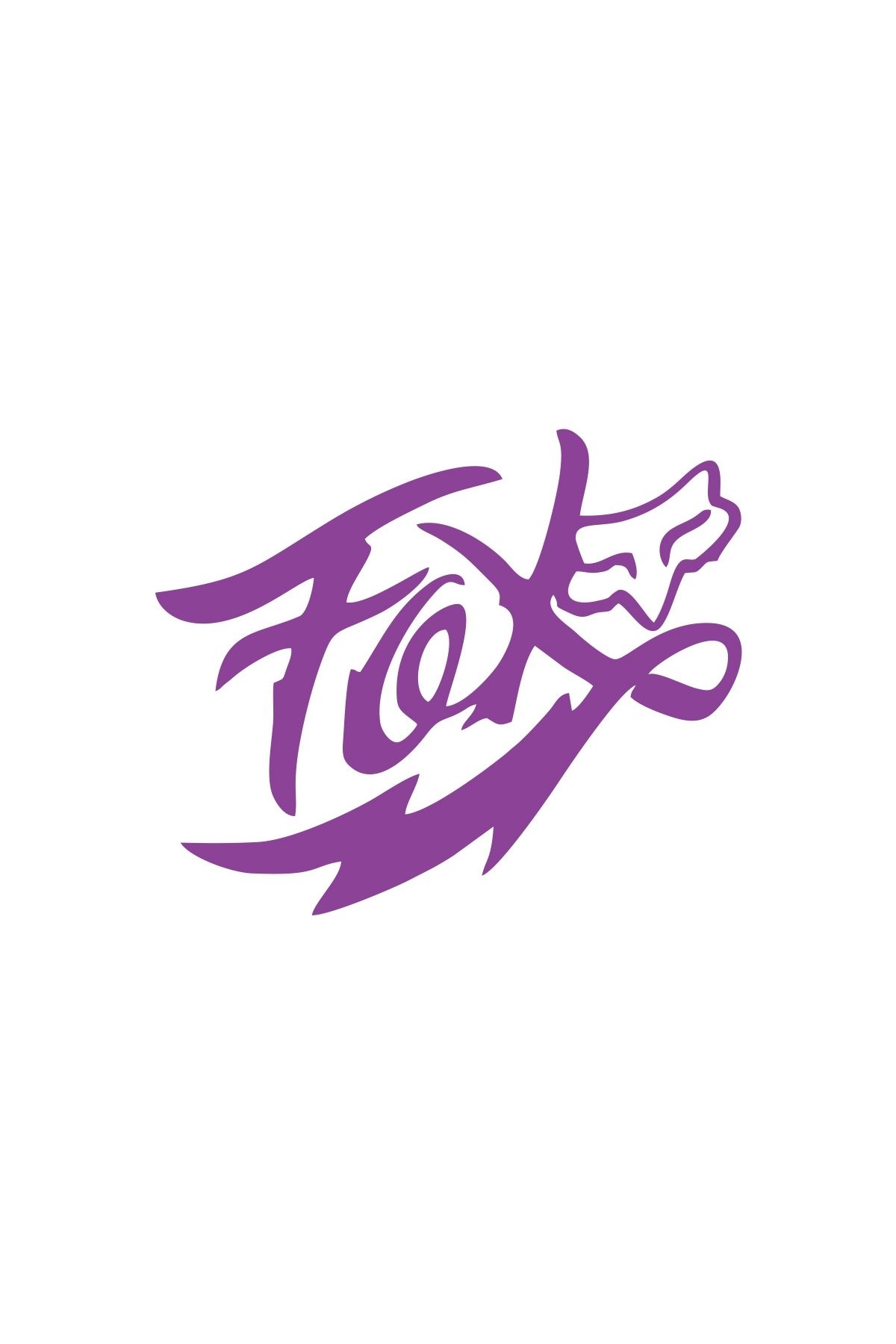 Reysa Tasarım Fox Tilki Sticker 17x17 Cm Mor
