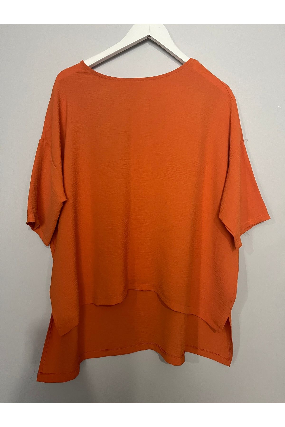 atom butik Salaş arkası uzun tiril tiril kısa kollu bluz