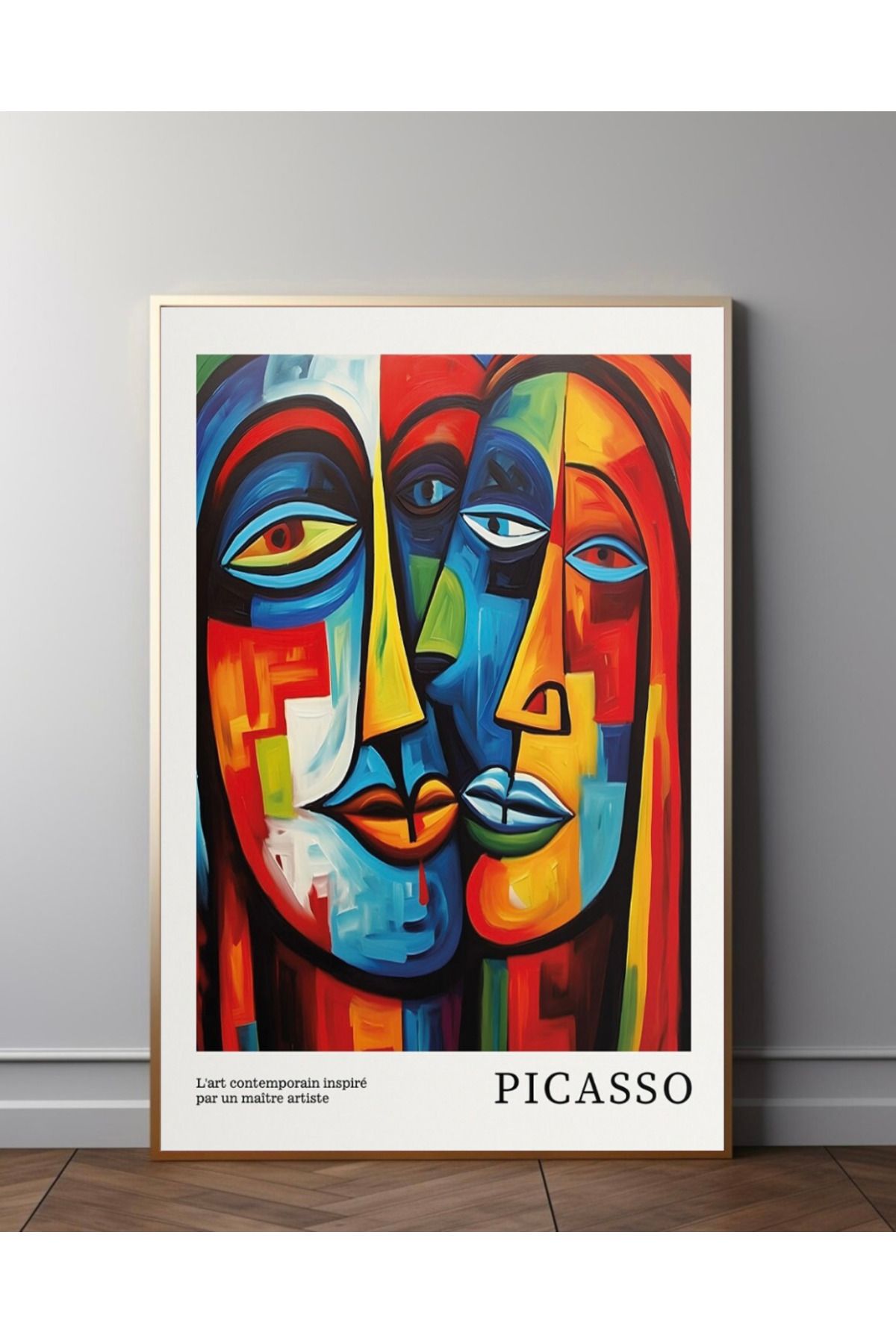 Bugucreative Pıcasso Çerçevesiz Poster, Sanat Posteri, Tablo Ölçülerinde Çerçevesiz Poster