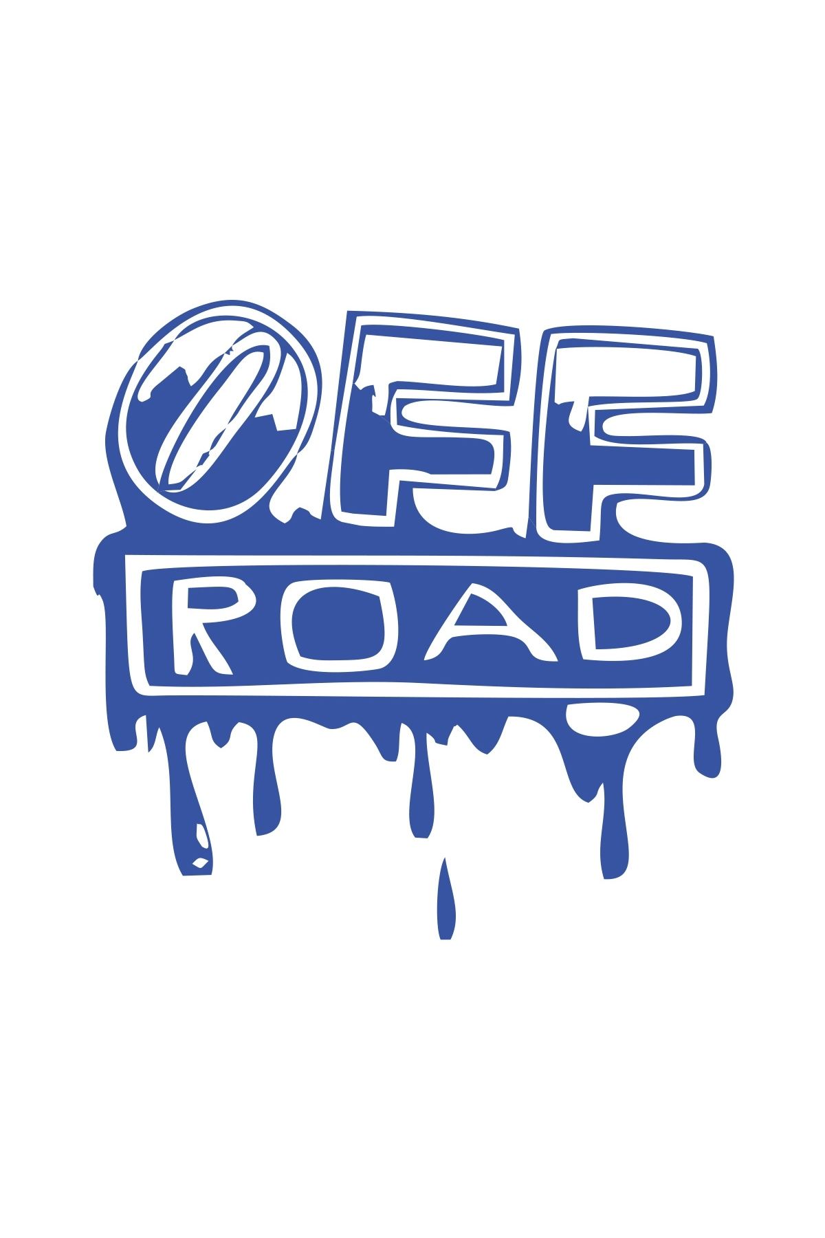 Reysa Tasarım Offroad Sticker 17x17 Cm Mavi