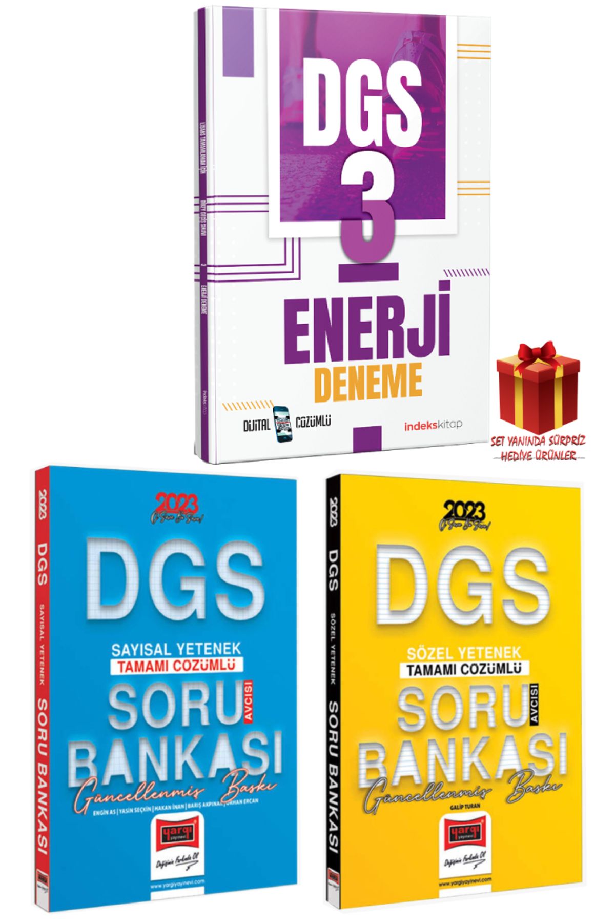 İndeks Akademi 2025 İndeks Akademi DGS Deneme+Yargı DGS Sayısal Soru Bankası+Sözel Soru Bankası+Hediye
