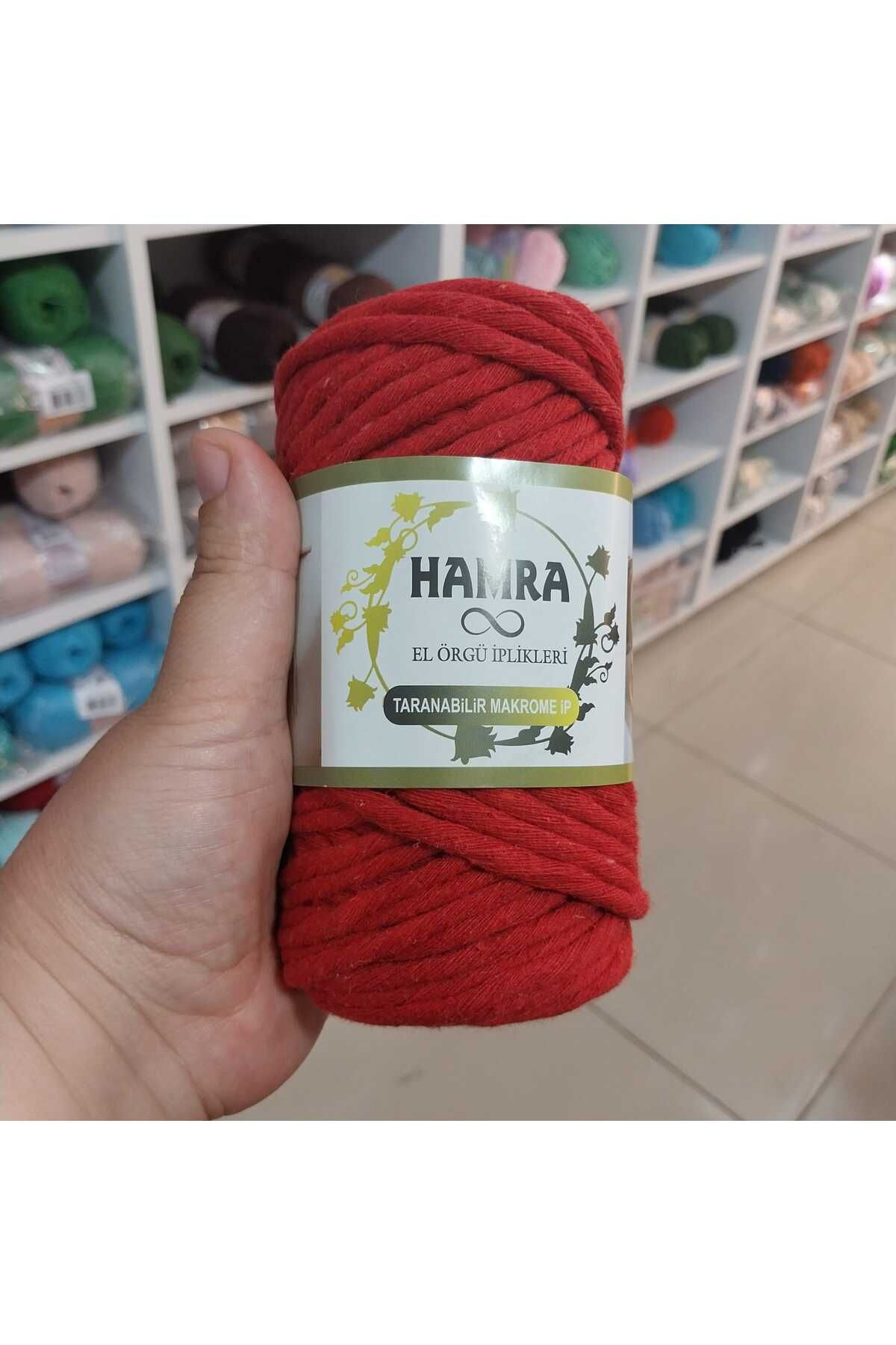 HOBİ-Scan Macrame String 4 mm 250 g Red 1