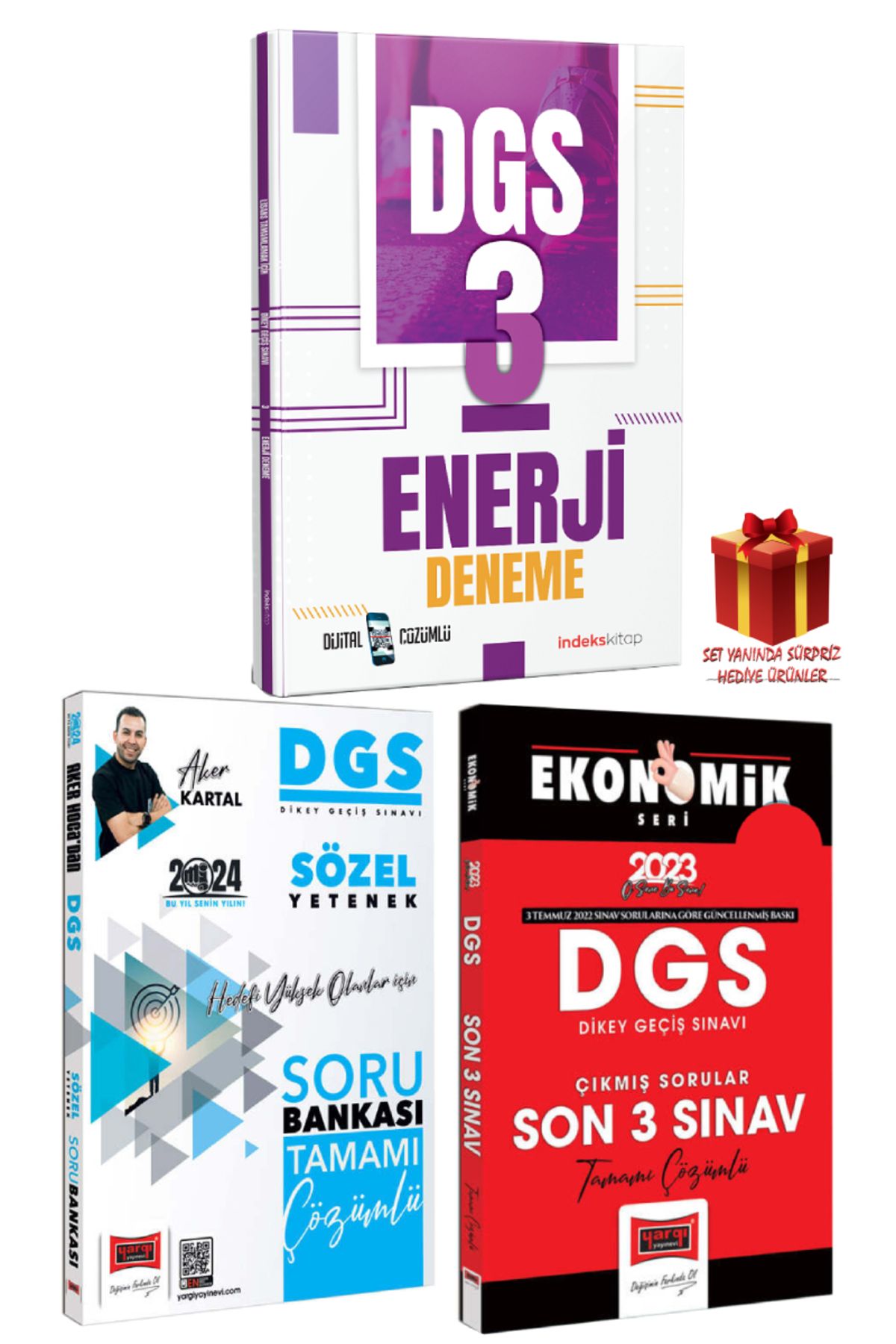 İndeks Akademi 2025 İndeks Akademi DGS Deneme+Yargı DGS Sözel Soru Bankası+DGS Çıkmış Sorular