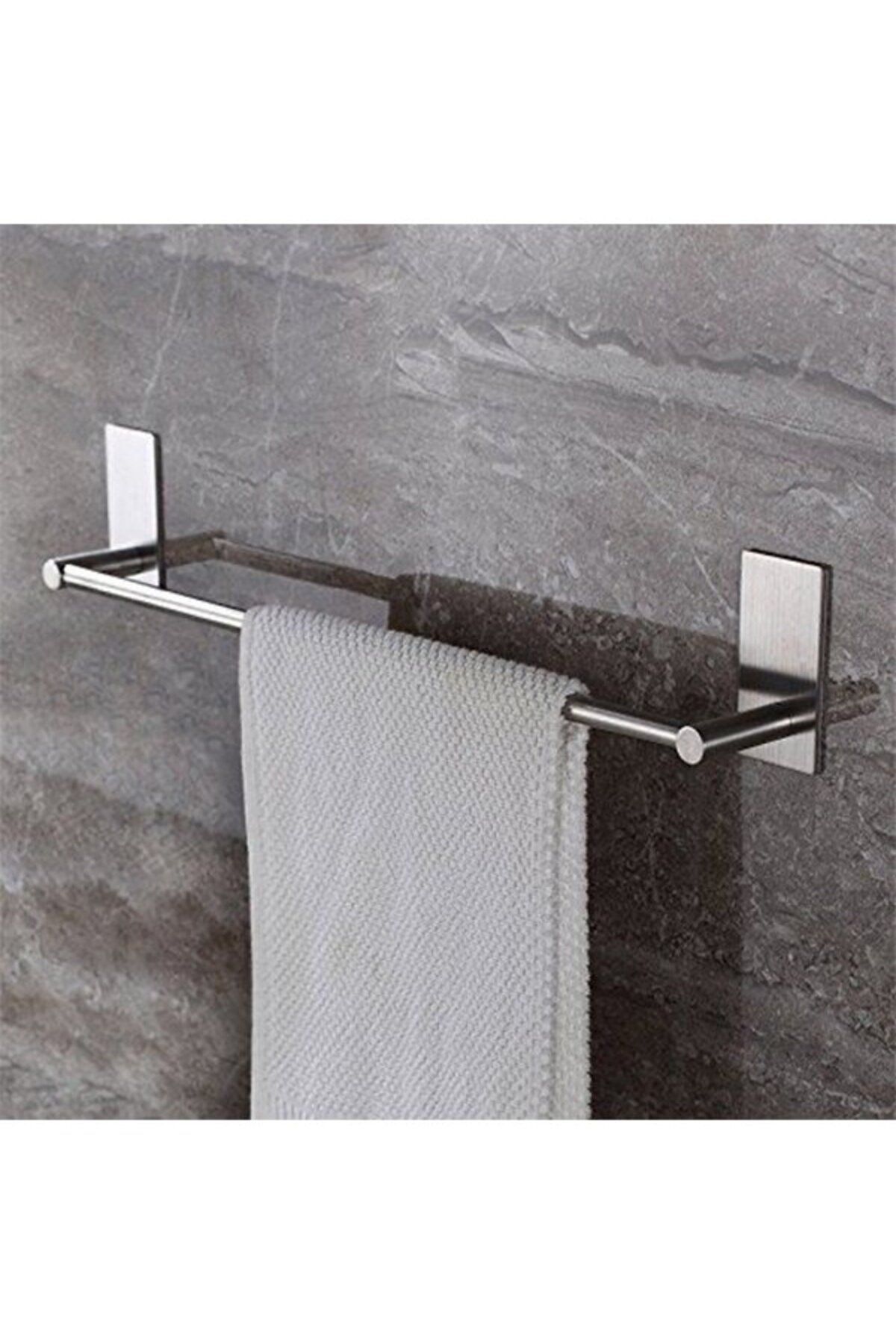 DUREVO Banyo Havlu Askısı Paslanmaz Çelik Kendinden Yapışkanlı