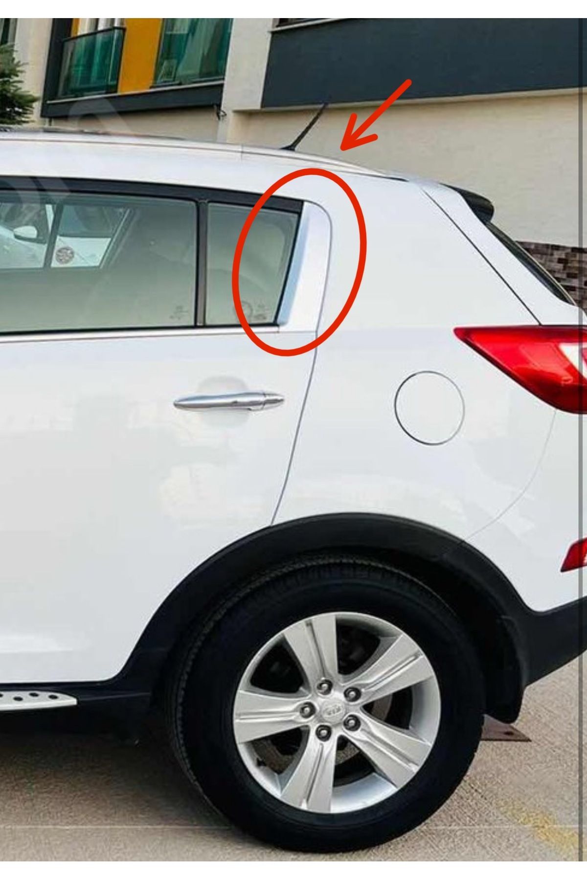 adaplastik Kia Sportage Arka Kapı Dış Kapağı (TAKIM -SİYAH)
