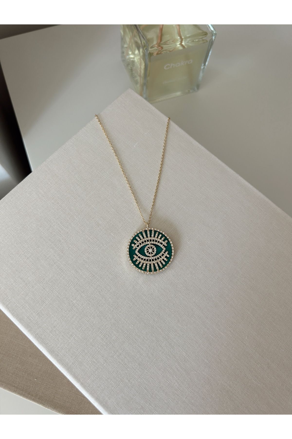 Asteria Jewelry Zarif Şans Göz Kolye