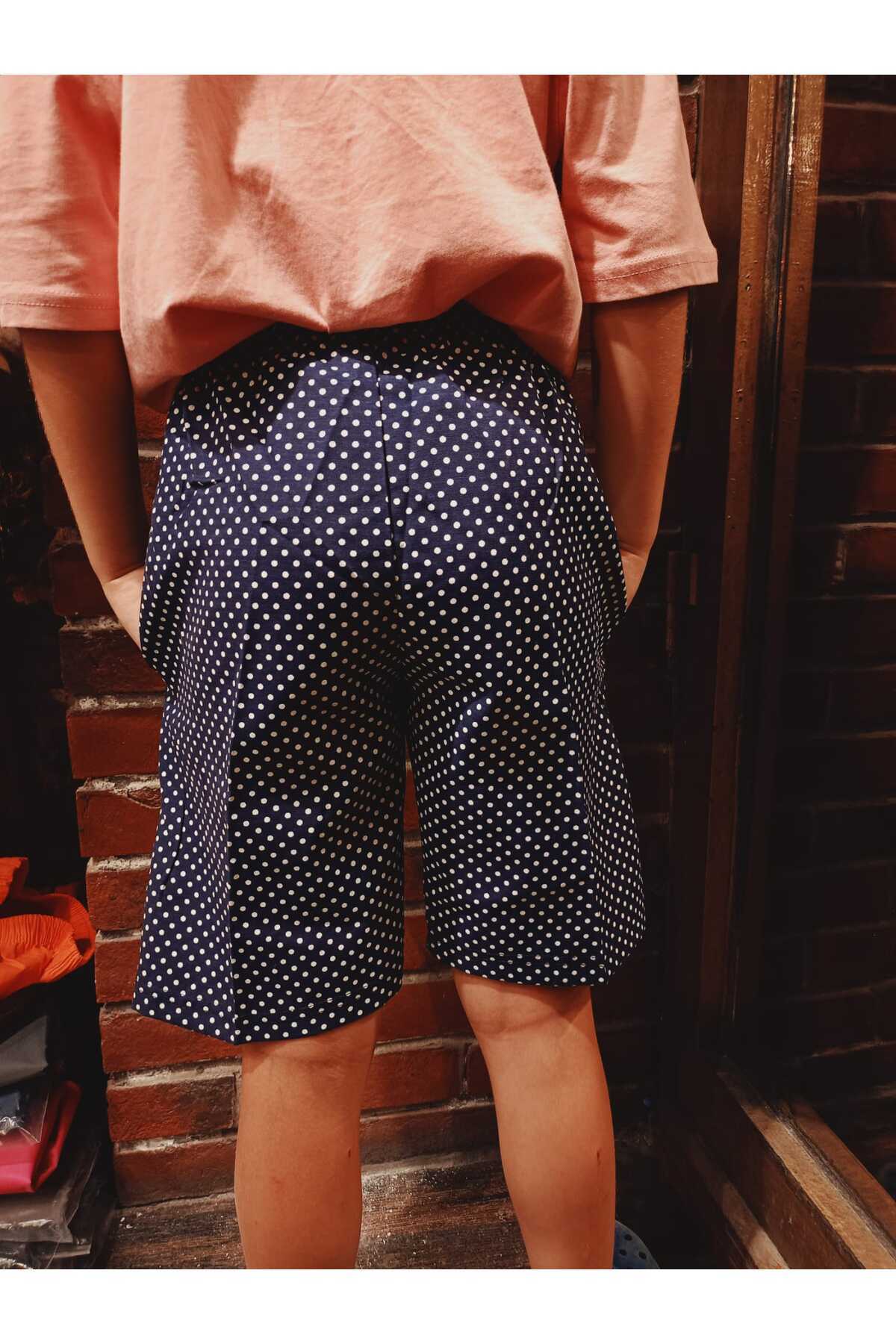 Terry-Poplin Children's Shorts with Pockets 3