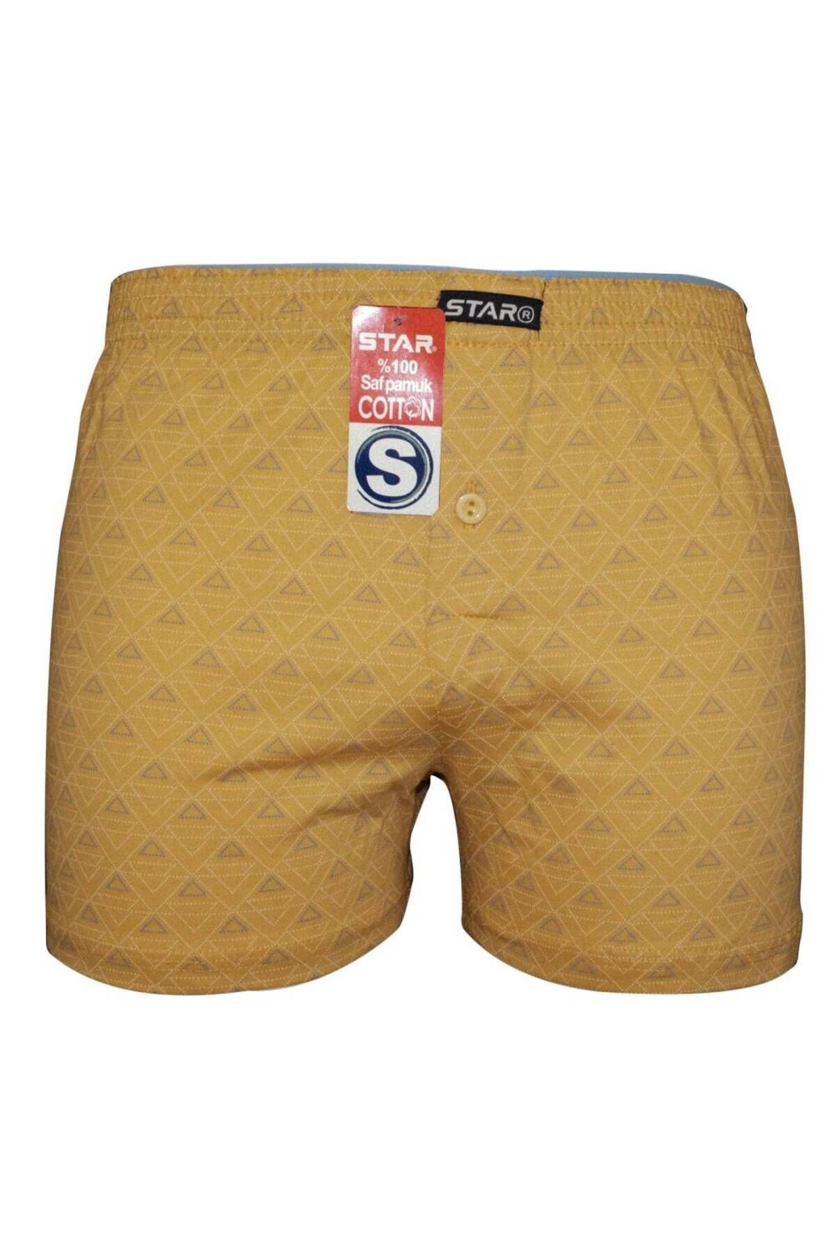 Star %100 SAF PAMUKLU RAHAT KALIP DESENLİ HAVLU BEL BOXER