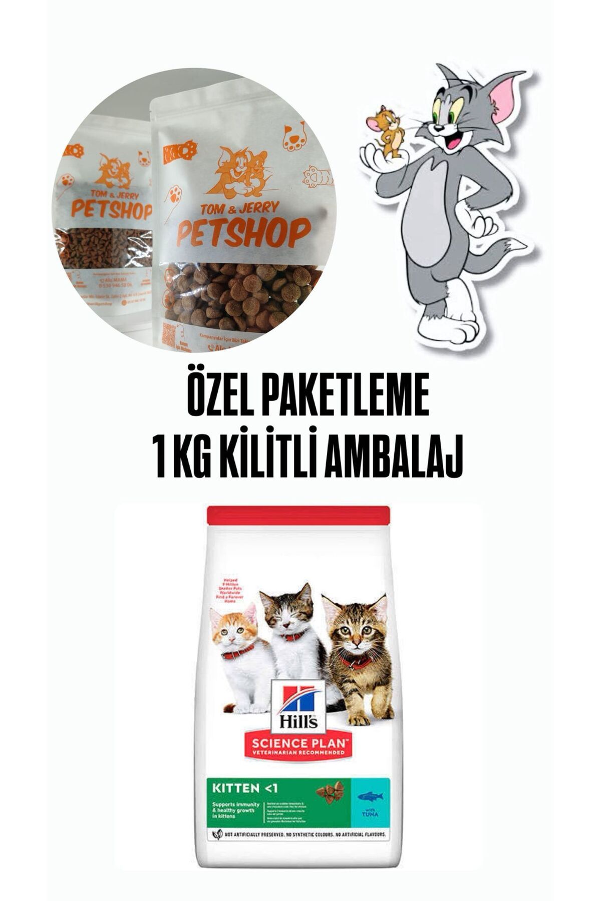 Hill's TOM&JERRYPETSHOP-HİLL'S YAVRU KEDİ MAMASI 1 KG