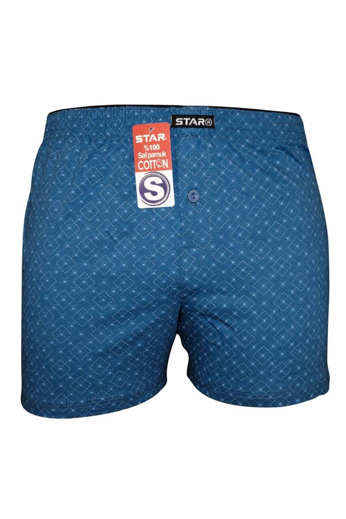 Star %100 SAF PAMUKLU RAHAT KALIP DESENLİ HAVLU BEL BOXER