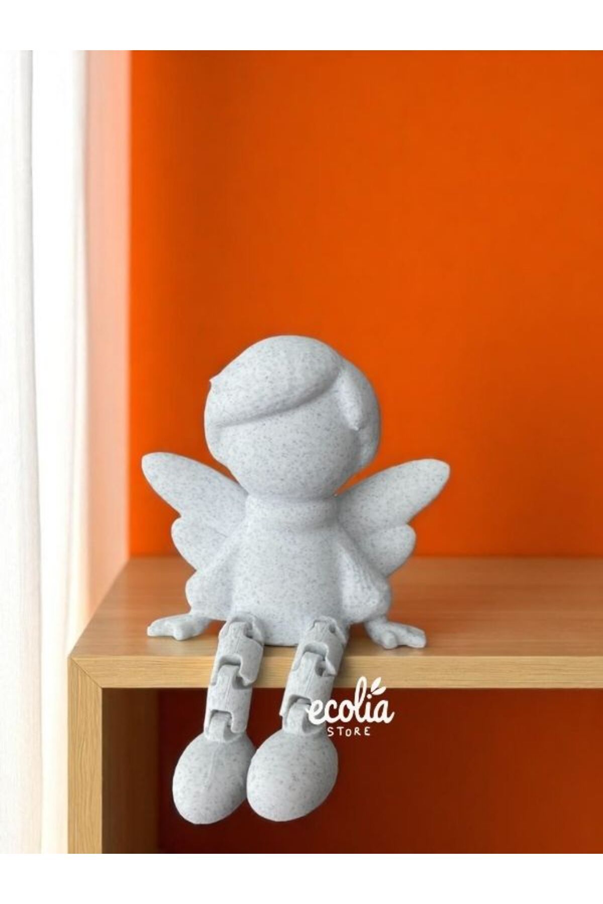 Main Collectibles Sallanan Ayaklı Melek | Sevimli Raf ve Çocuk Odası Süsü - Büyük Boy