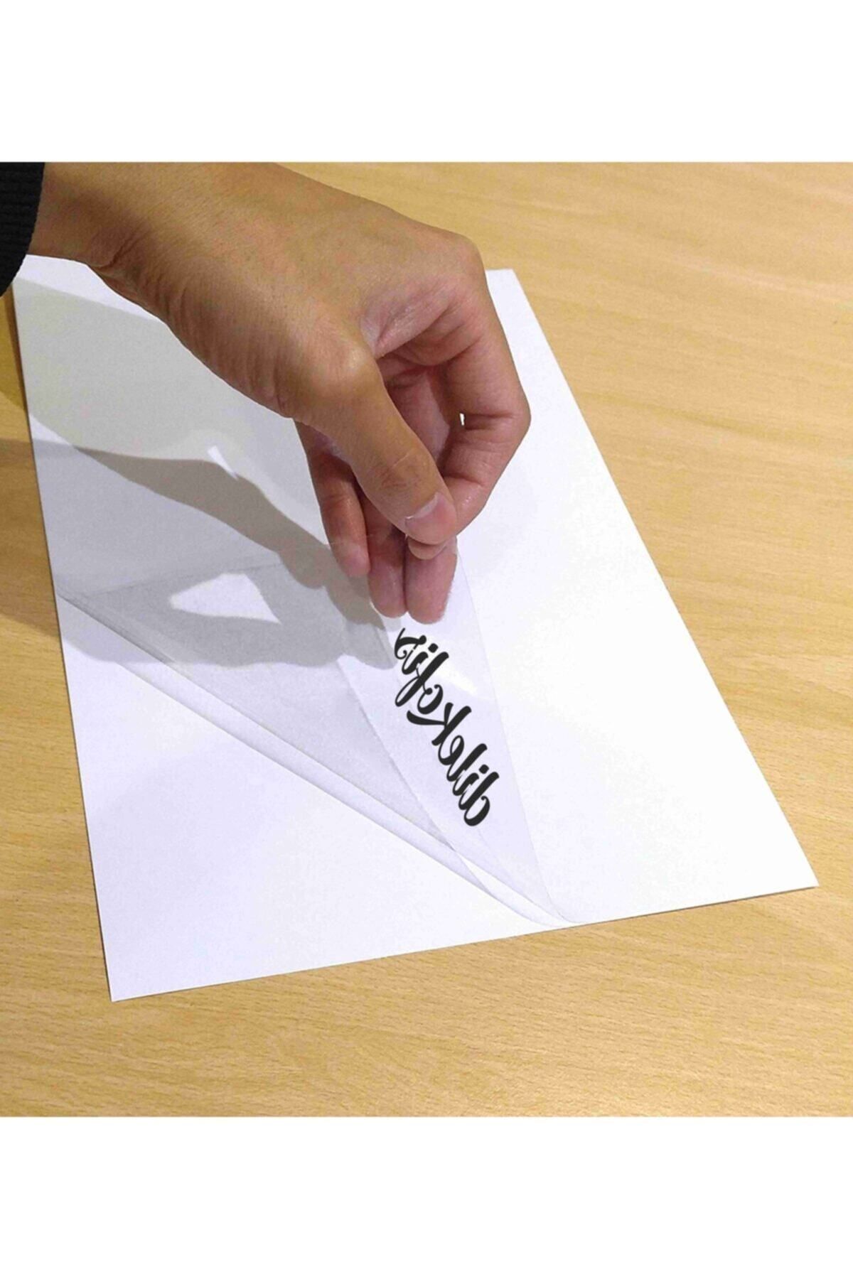 2020 Ebat 65x90 Cm Şeffaf Yapışkanlı Etiket Çıkartma Etiket Boş Paketleme StickerAdet :50