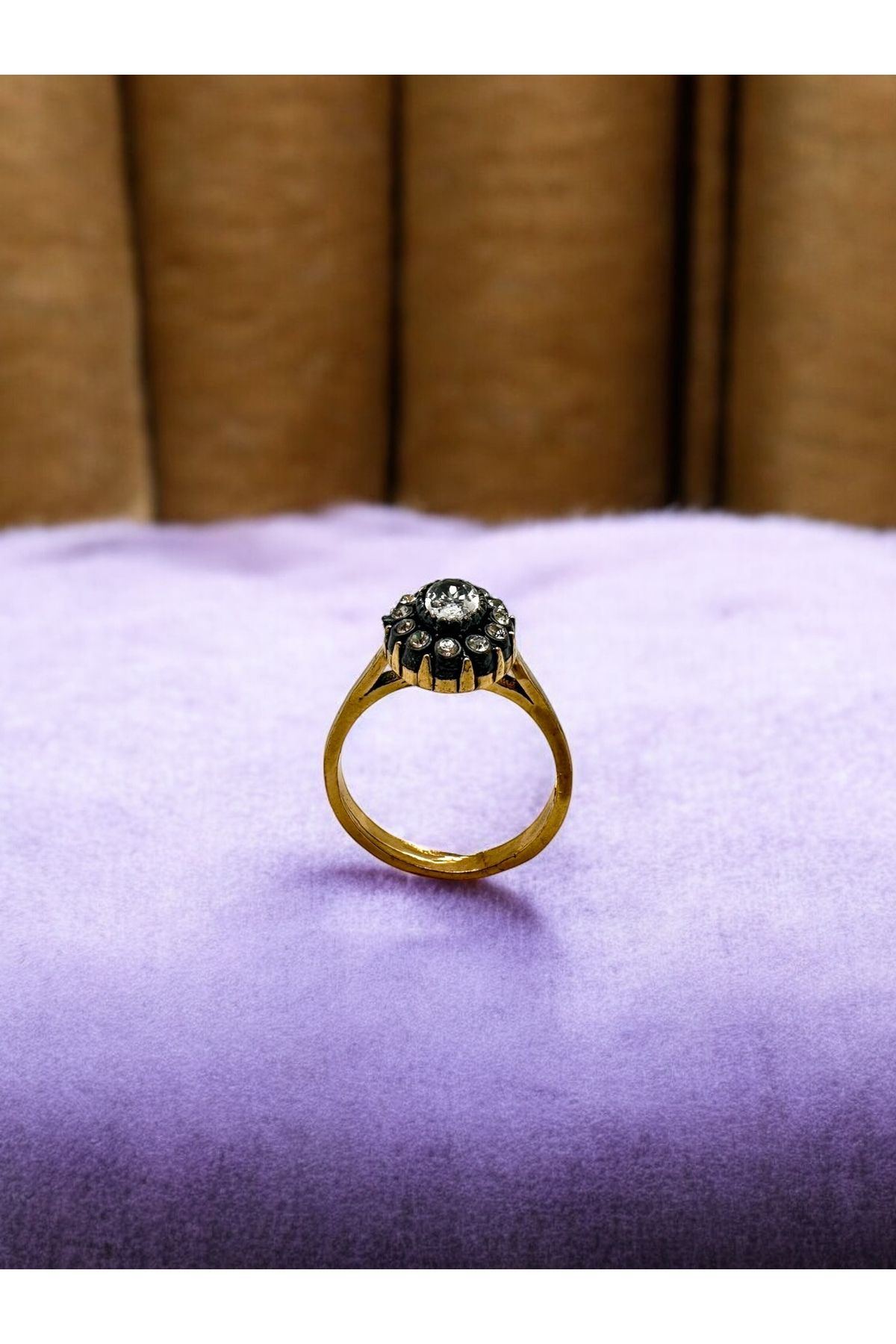 FUYA JEWELLERY Zirkon Taşlı Küçük Yuvarlak Yüzük