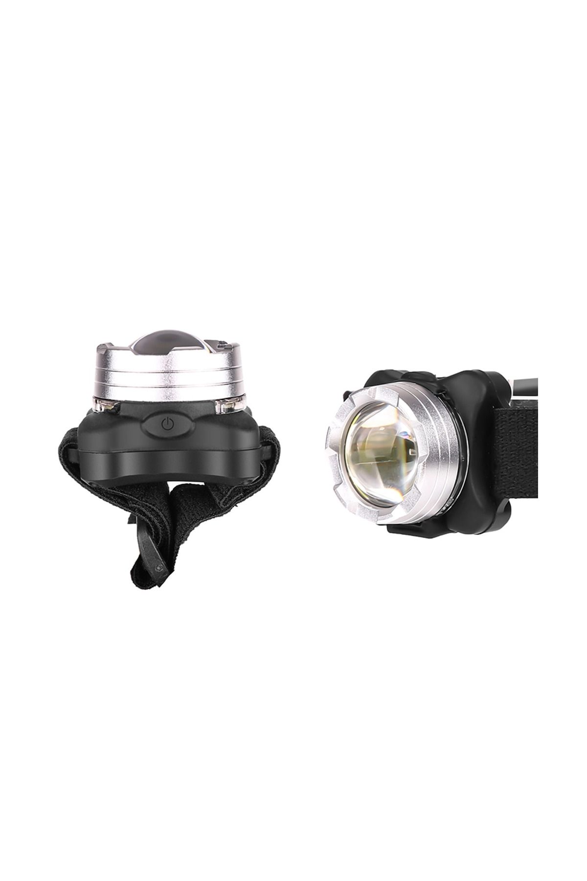 EMESZON-Head-mounted flashlight, EMESZON®, LED 300 lm, rechargeable battery, USB 5V, lighting effects, black 4