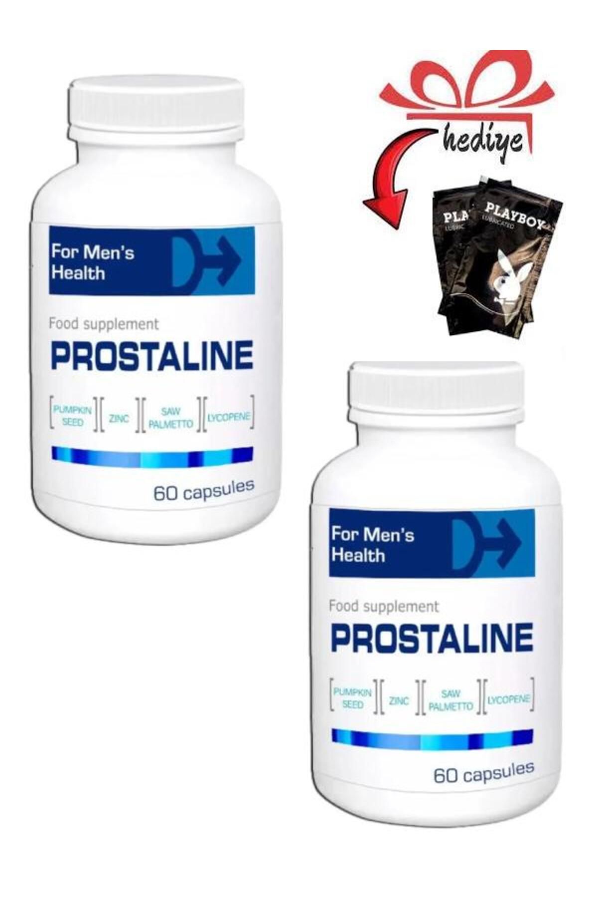 X-One Prostaline Food Supplement Pröstatınız İçin Destekleyen Takviye 60'Lı X 2 ad.+Kayganlaştırıcı Jelle