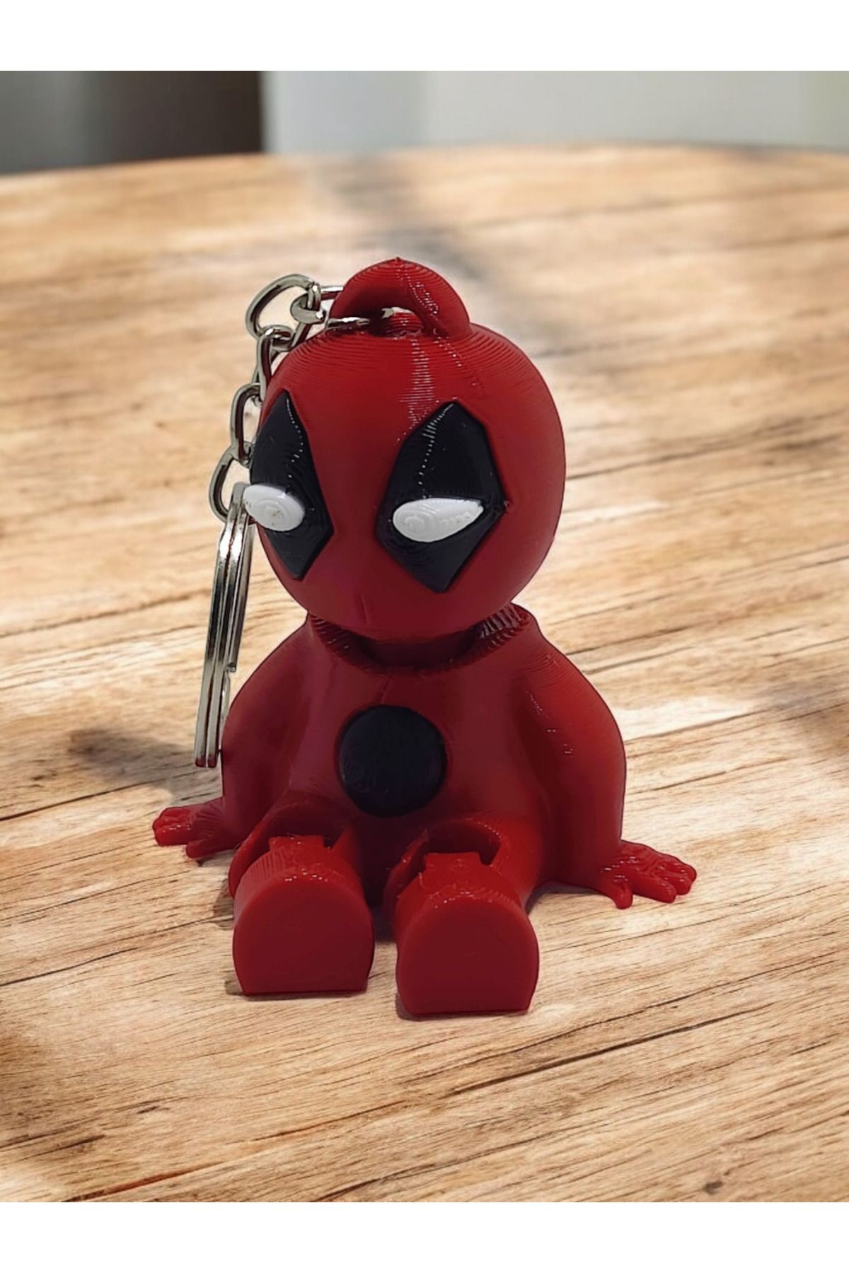 hivhestın Eşsiz Baby Deadpool 3D Baskı Anahtarlık&Çanta Süsü