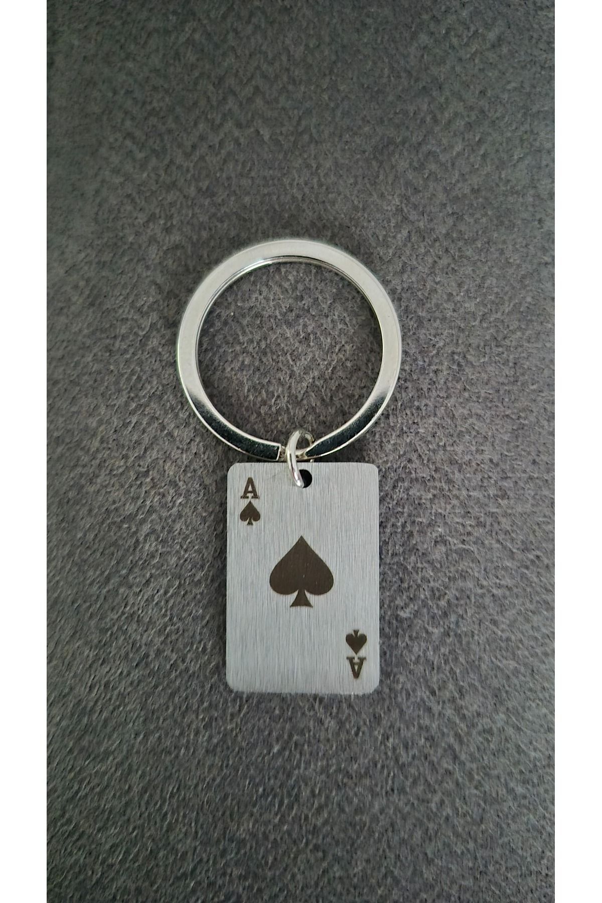 Land of Souvenir Metal İskambil Kağıdı As (Ace) Anahtarlık