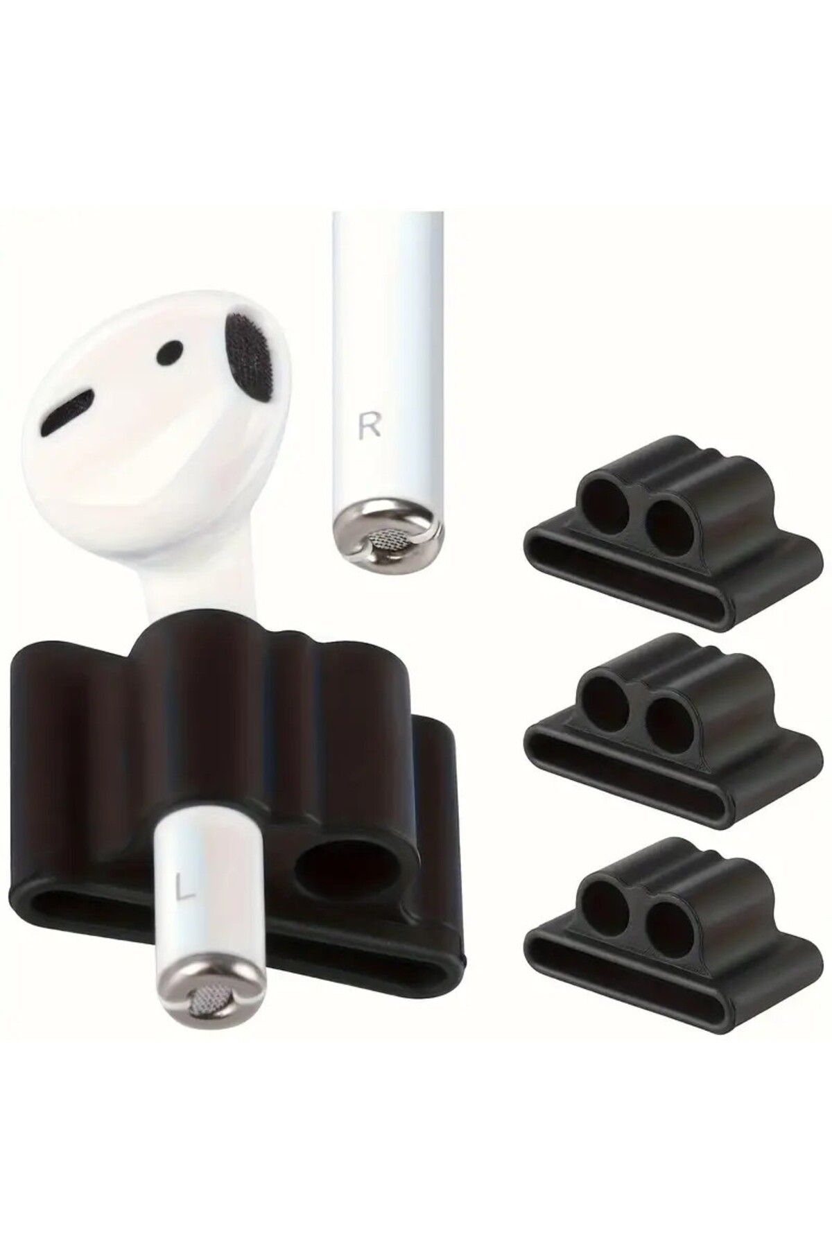 Rediquis Airpod 1/2/3/ Pro/Pro2 için Taşınabilir Silikon Askı Tutucu, Airpods Aksesuarları