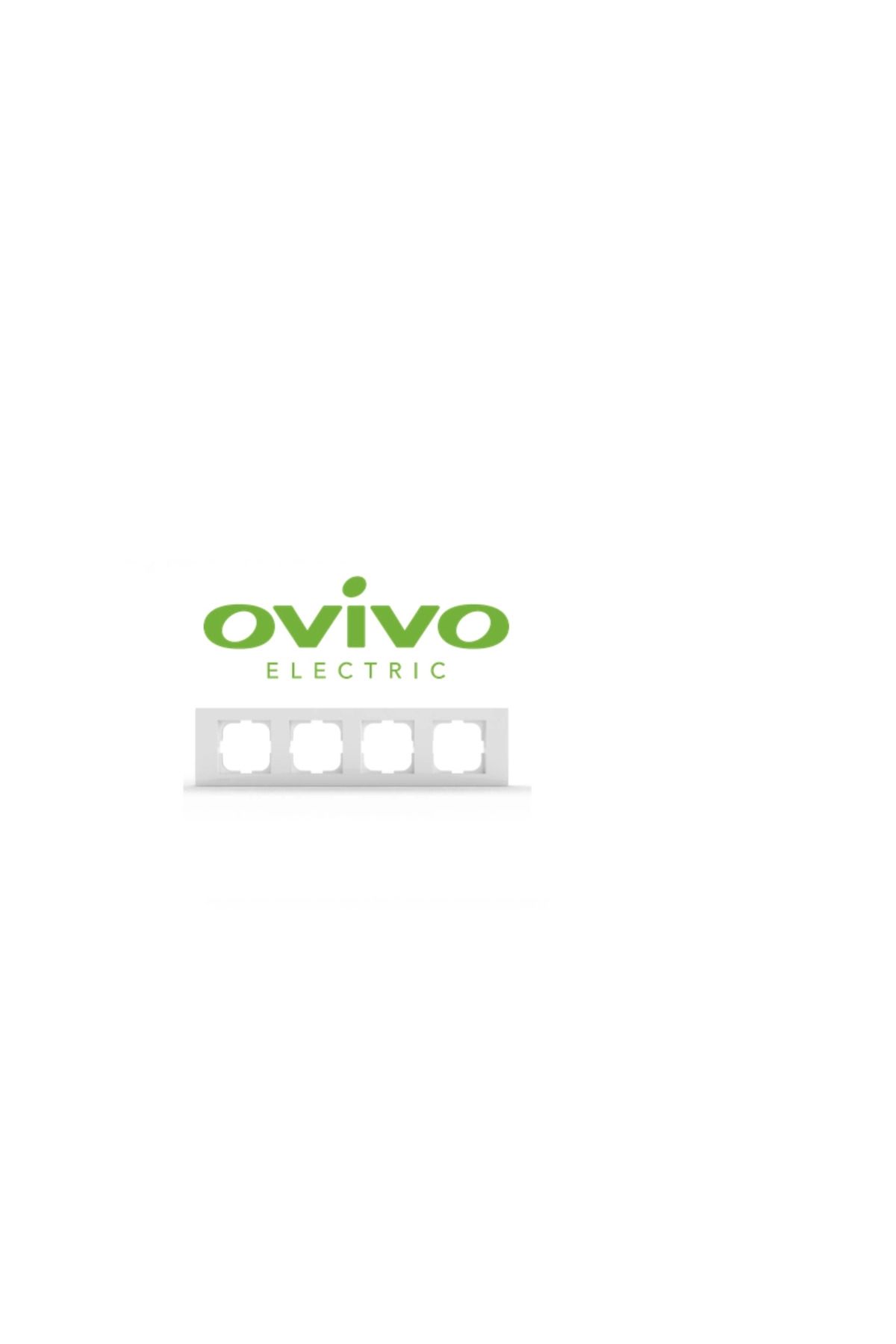 AC BOX-White quad frame grano - compatible frame for socket and switch 2
