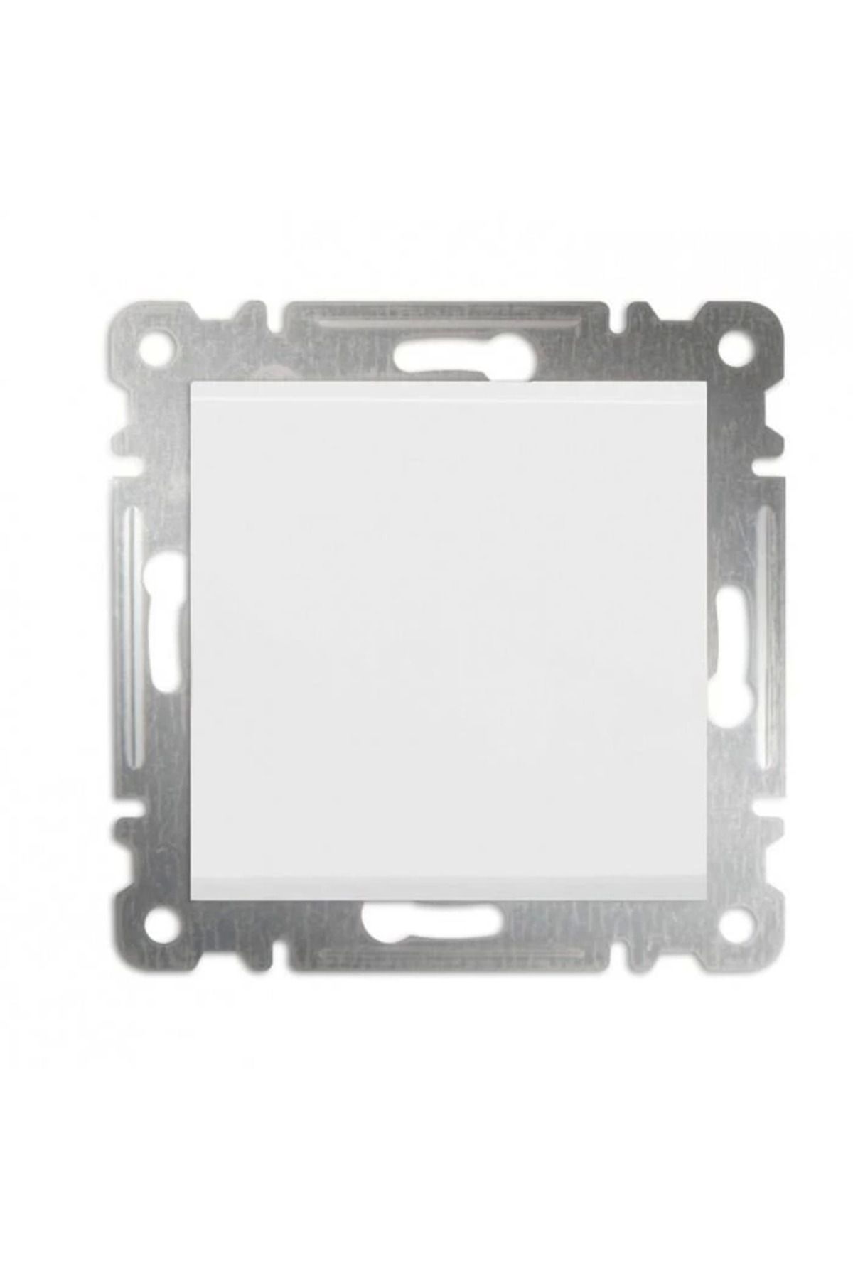 LiderGlobal-White single switch frameless - compatible frame for socket and switch 2