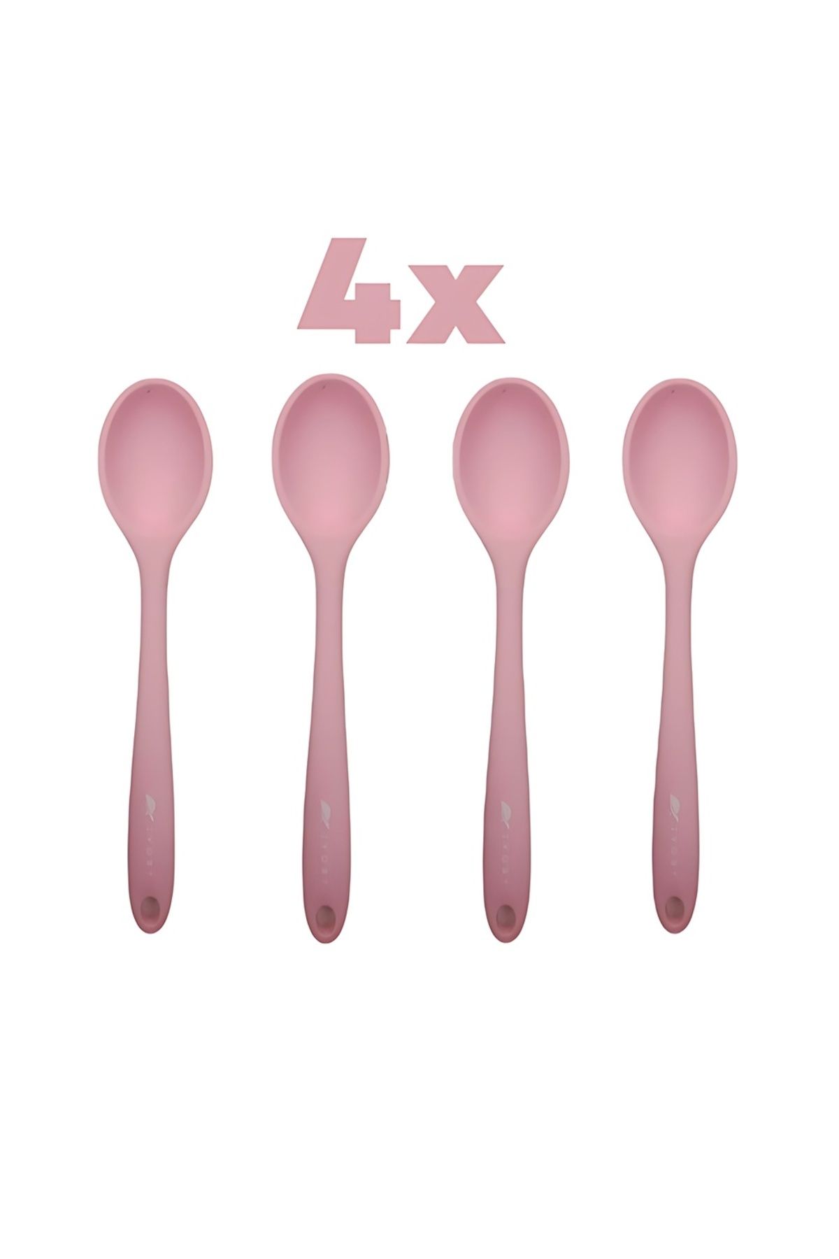 cephome güvenilir alışverişin adresi İvory silikon sos-tatlı kaşığı 4 adet kaşık seti (20cm)