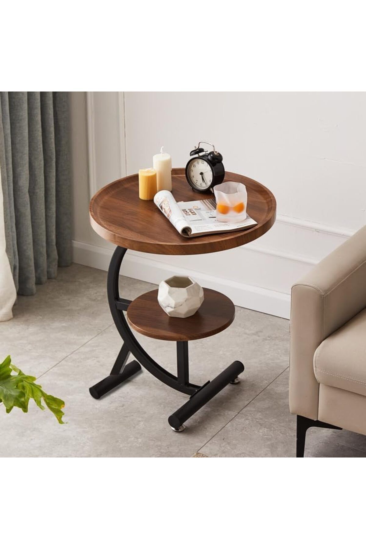 Generic-Small Tableside Table Coffee Table End Table Side Table Iron Art Coffee Table Small Side Table End T 3