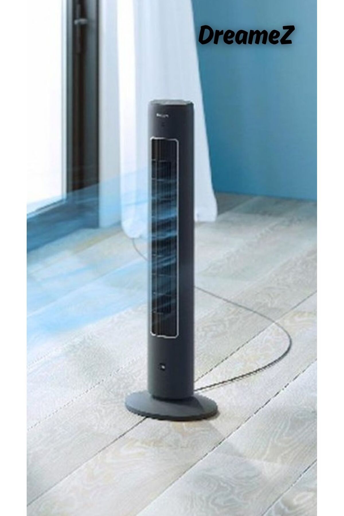 Philips DrmZ EN Serin Temiz , CX5535/11 Eutower Fan Dark Grey Yeni Seri , Çocuk Kilitli , Siyah