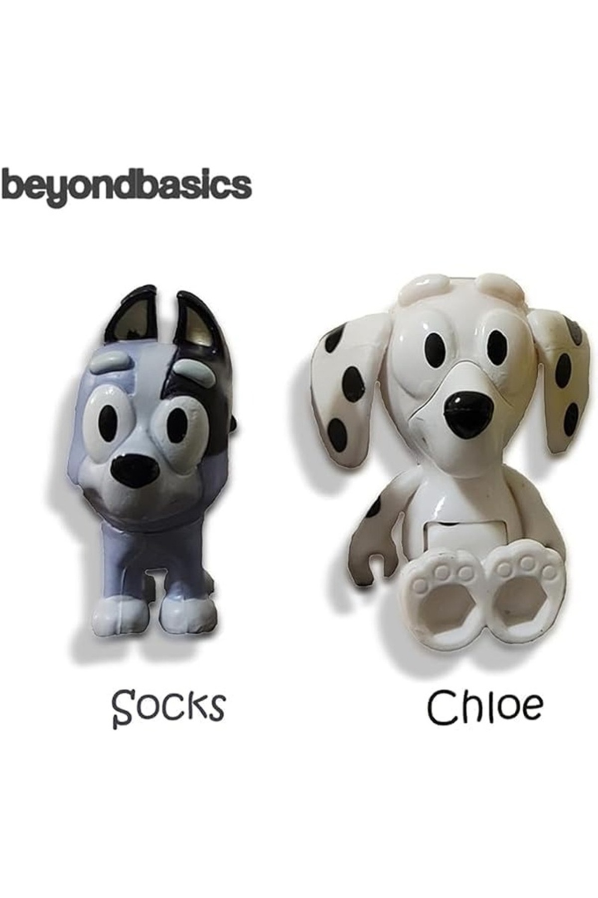 beyond basics-Bluey Family and Friends Action Figure Set, 6-8 cm, 8-Pack Collection with Friends. 3