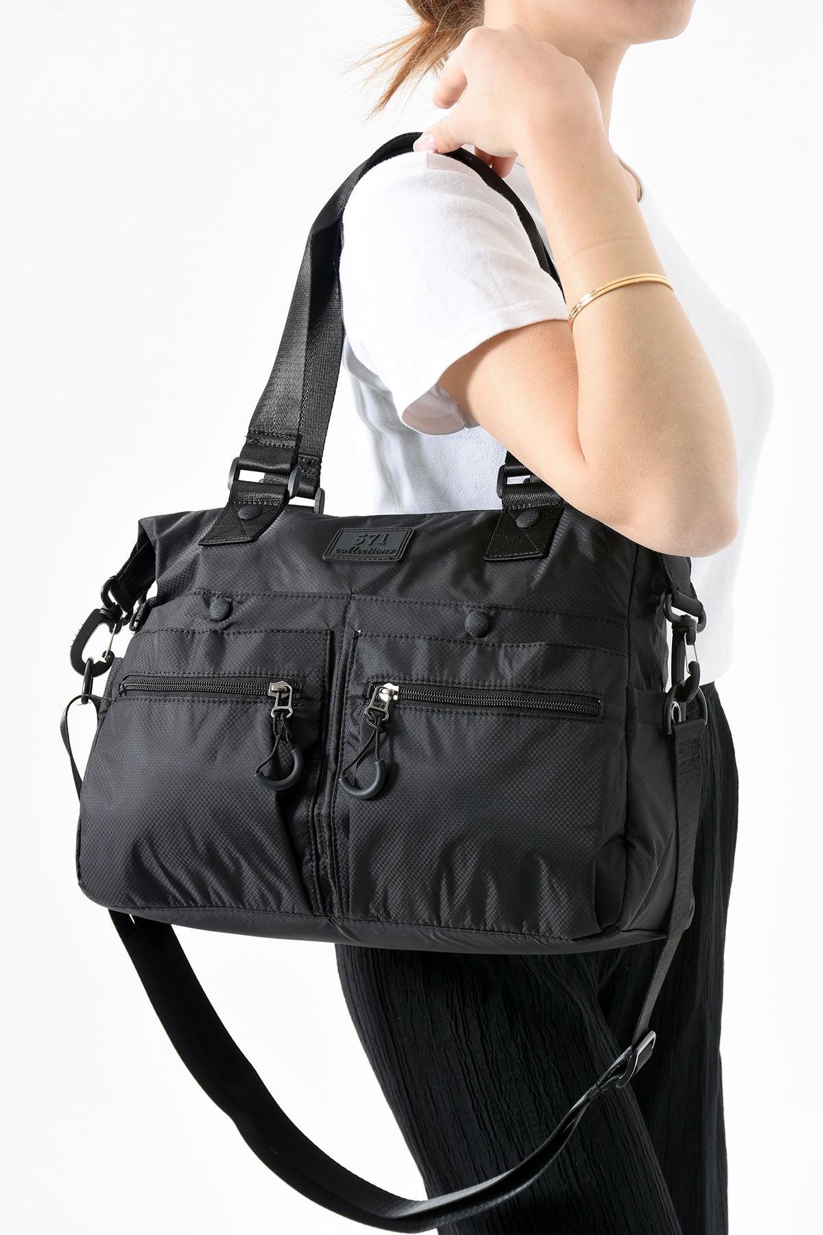 Çanta Trend 571 Collections Çanta Ultra Hafif Su Geçirmez Çok Cepli Omuz Çantası Haki (Model: 571-13-9M)