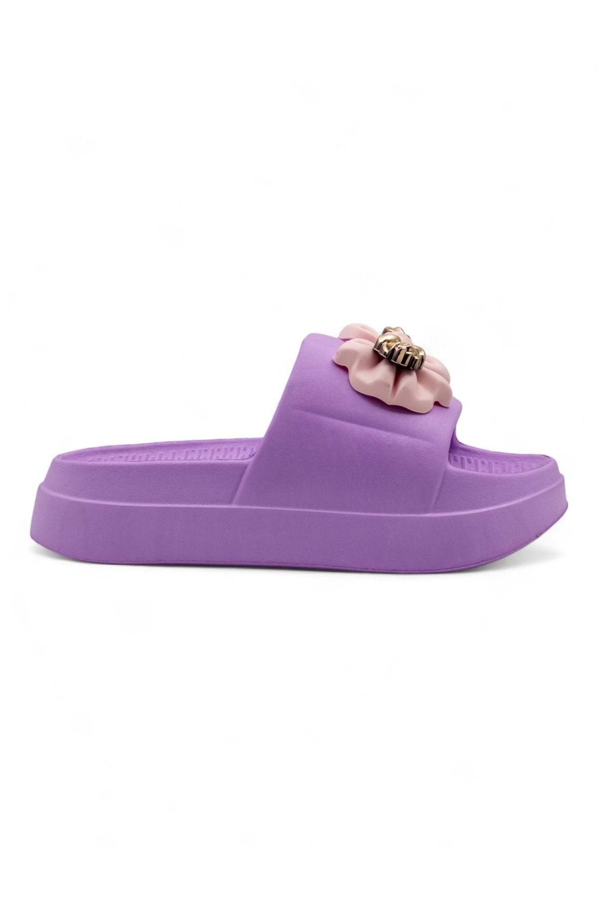 Shoes TWİNGO 475 EVA KADIN TERLİK LİLA