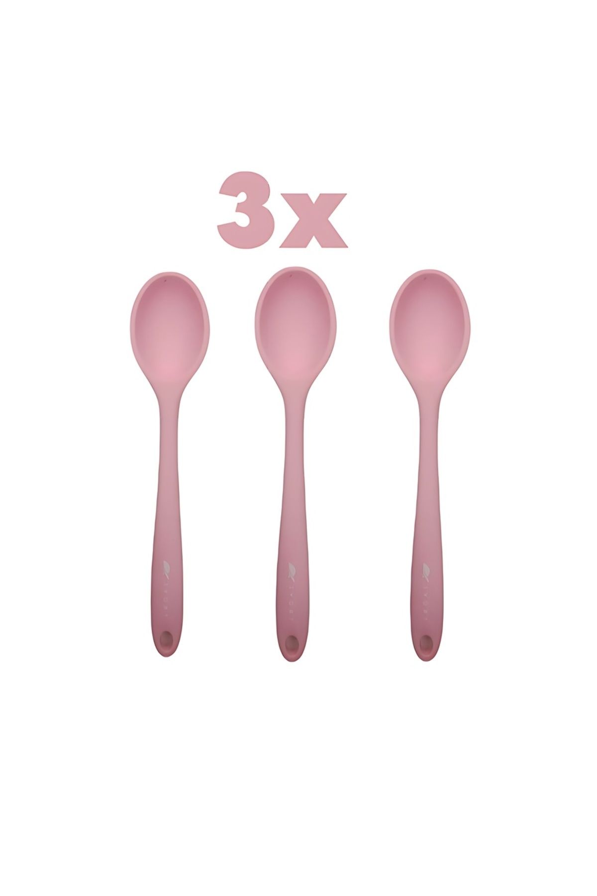 cephome güvenilir alışverişin adresi İvory silikon sos-tatlı kaşığı 3 adet kaşık seti (20cm)