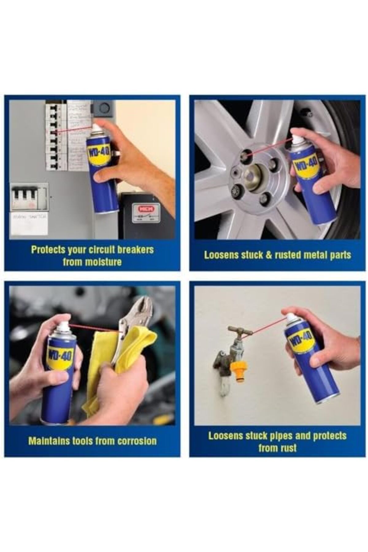 WD-40-بخاخ مزيل الصدأ متعدد الاستخدامات، 330 مل 7