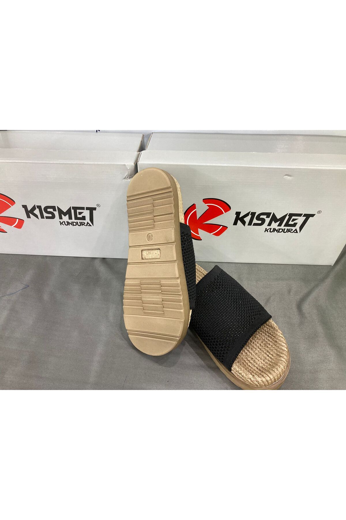 kismet kundura triko örme terlik
