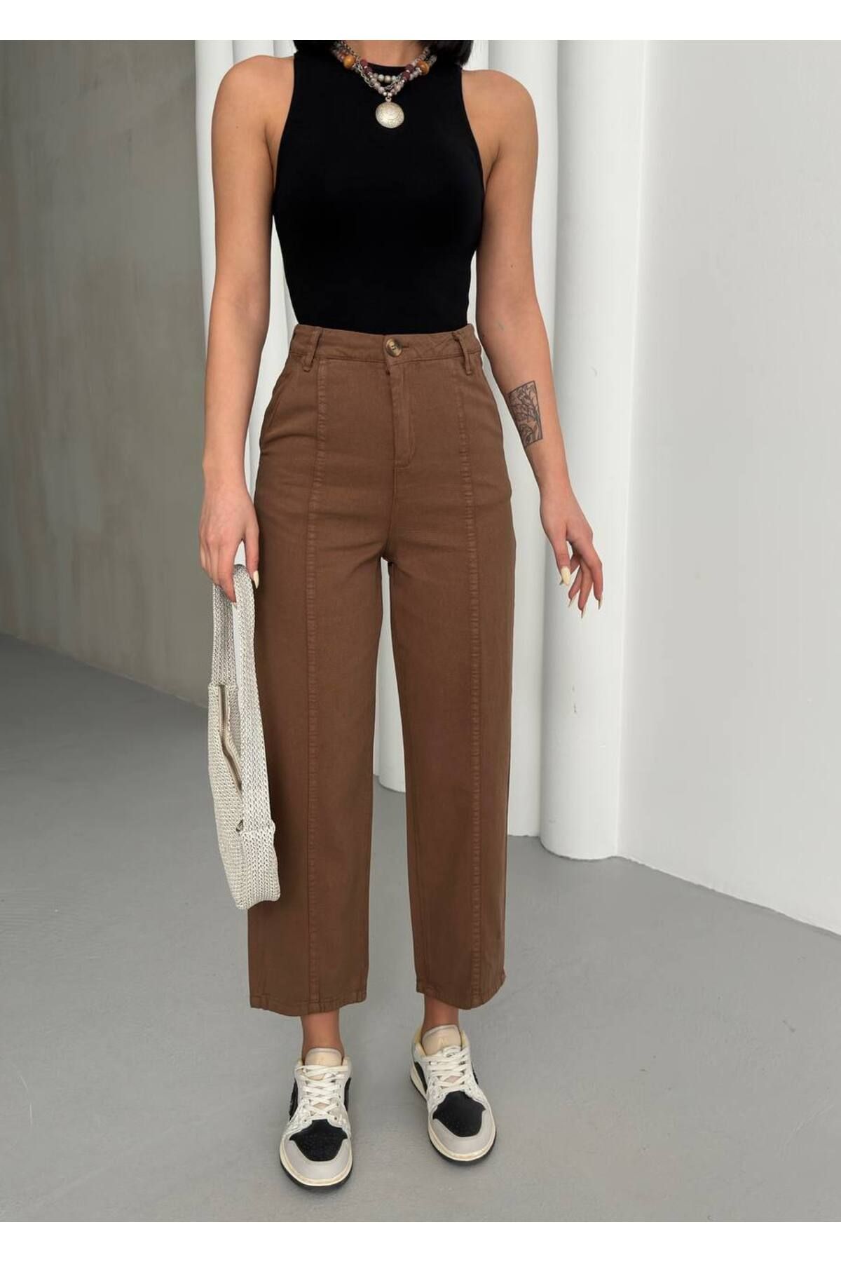 Bellanca Karamel Gabardin Pantolon