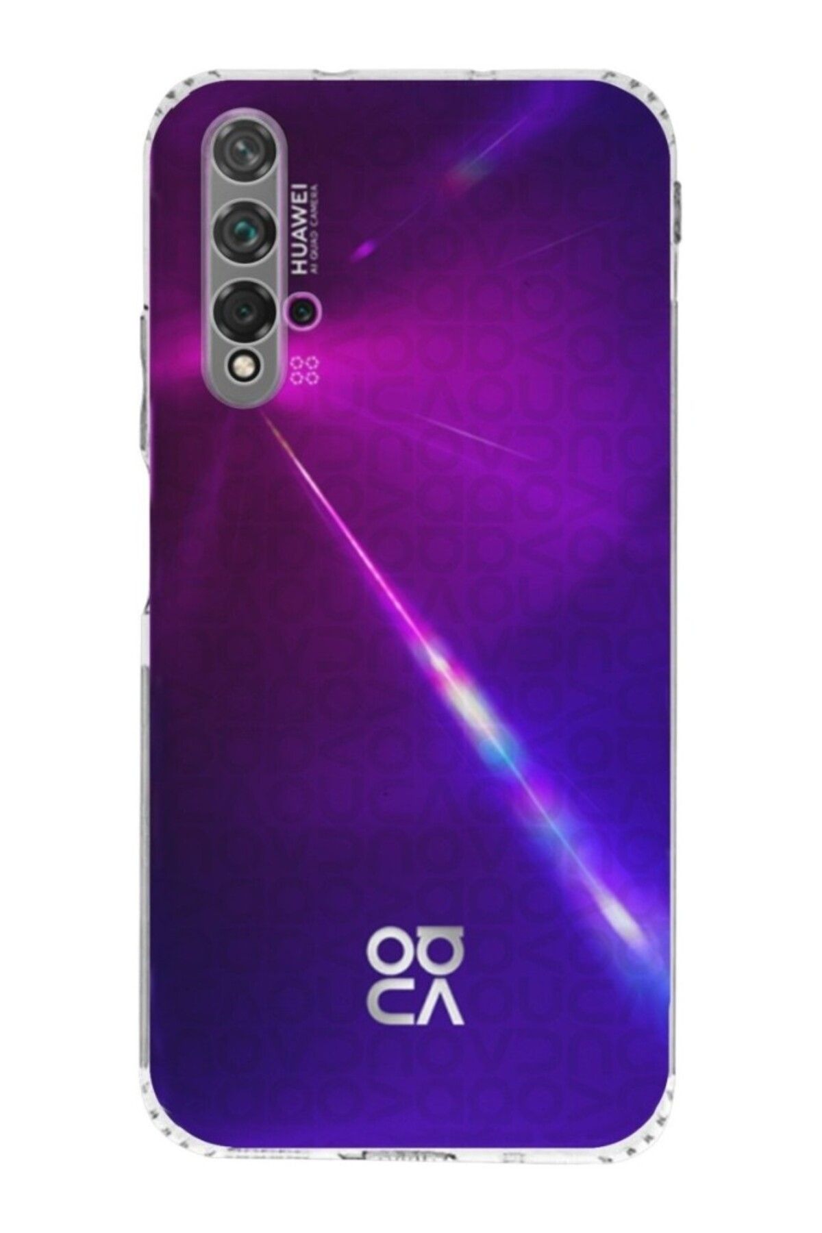 TezMax Honor Nova 5t Uyumlu Kapak Kamera Korumalı Şarj Tıpalı Şeffaf Silikon Kılıf