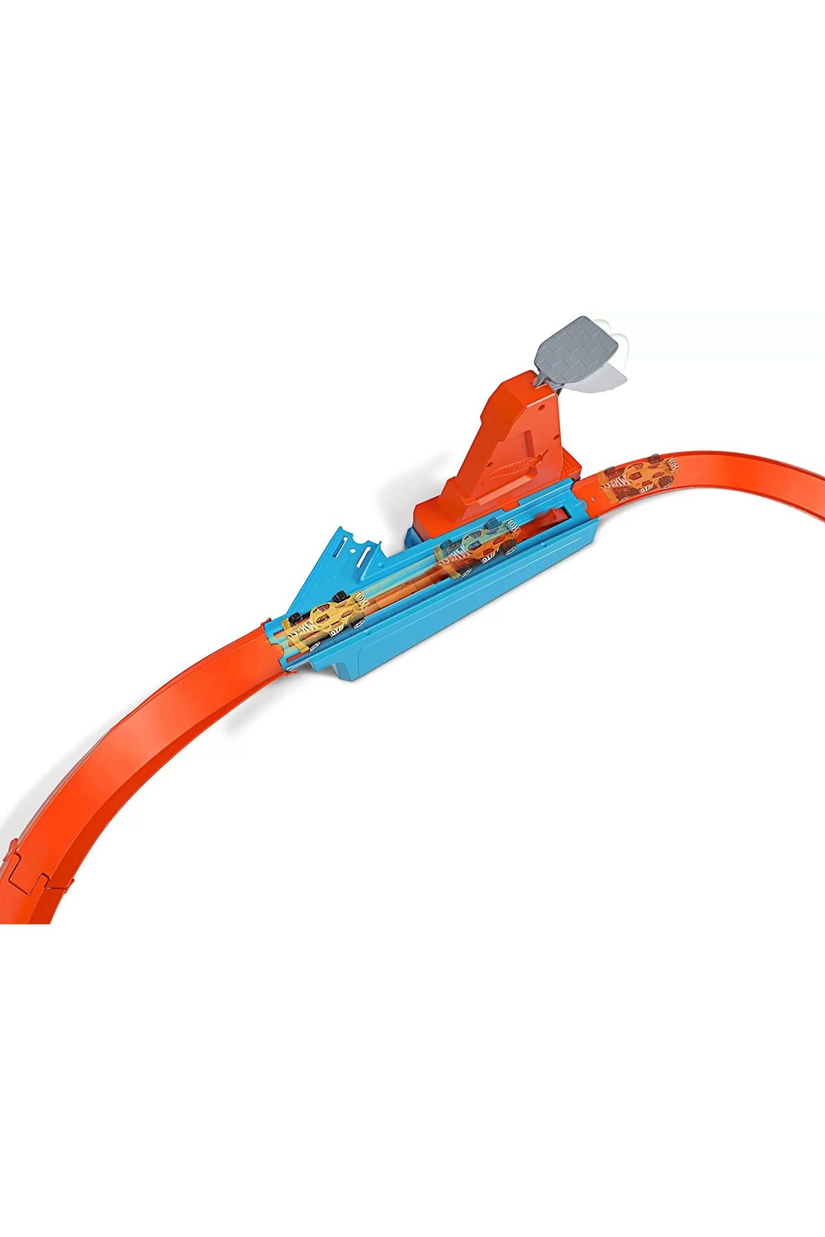 HOT WHEELS-FAST CIRCUIT WITH LAUNCHER AND EXCLUSIVE CAR 4