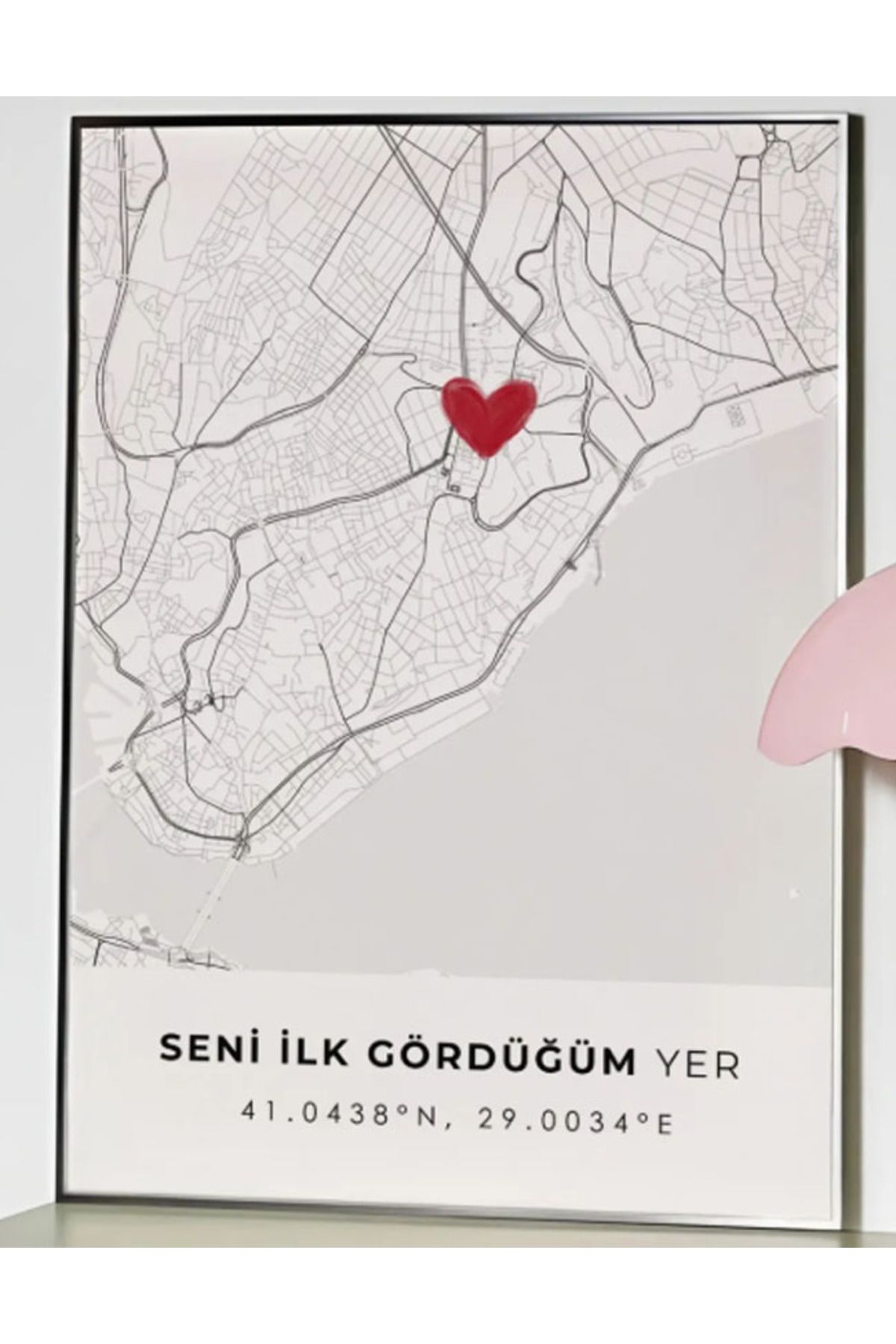 POSTER Kişiye Özel İlk Gördüğüm Yer / Size Özel Olarak Tasarım ile Eşsiz Poster / Çerçevesiz