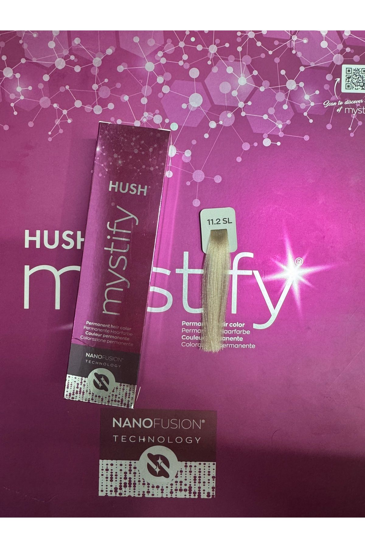 HUSH mystify 11.2 ultra açık bej Saç boyası